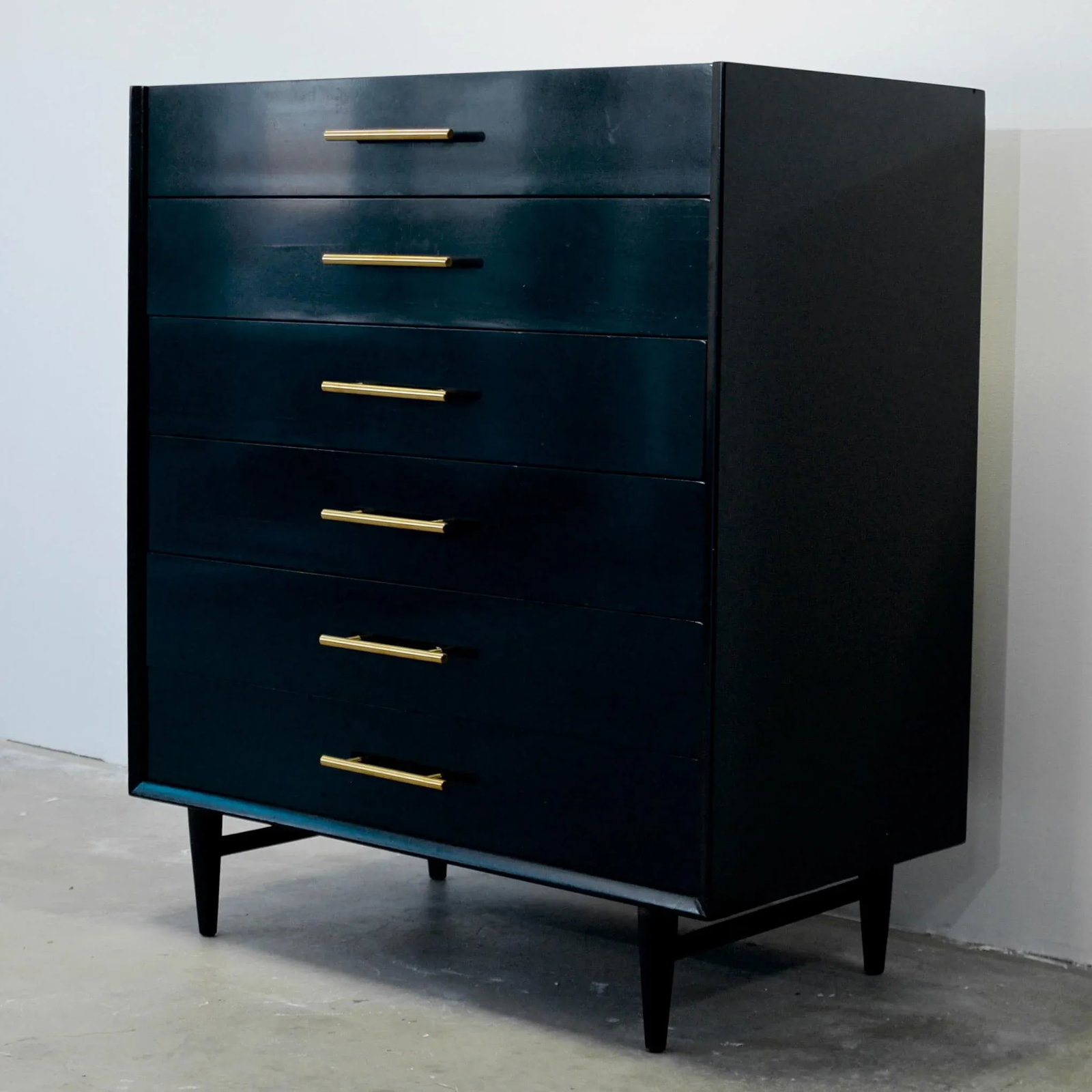 American of Martinsville "Silhouette Tall Dresser Designed by Merton L. Gershun - 5
