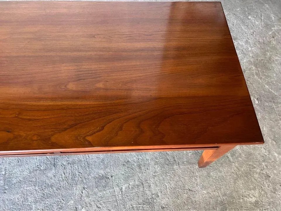 Henkel Harris Vintage Solid Wild Cherry Shaker Style Coffee Table - 9