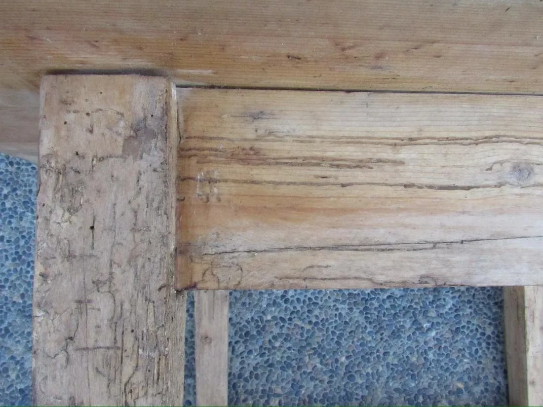Antique English Country Pine Coffee Table - 10