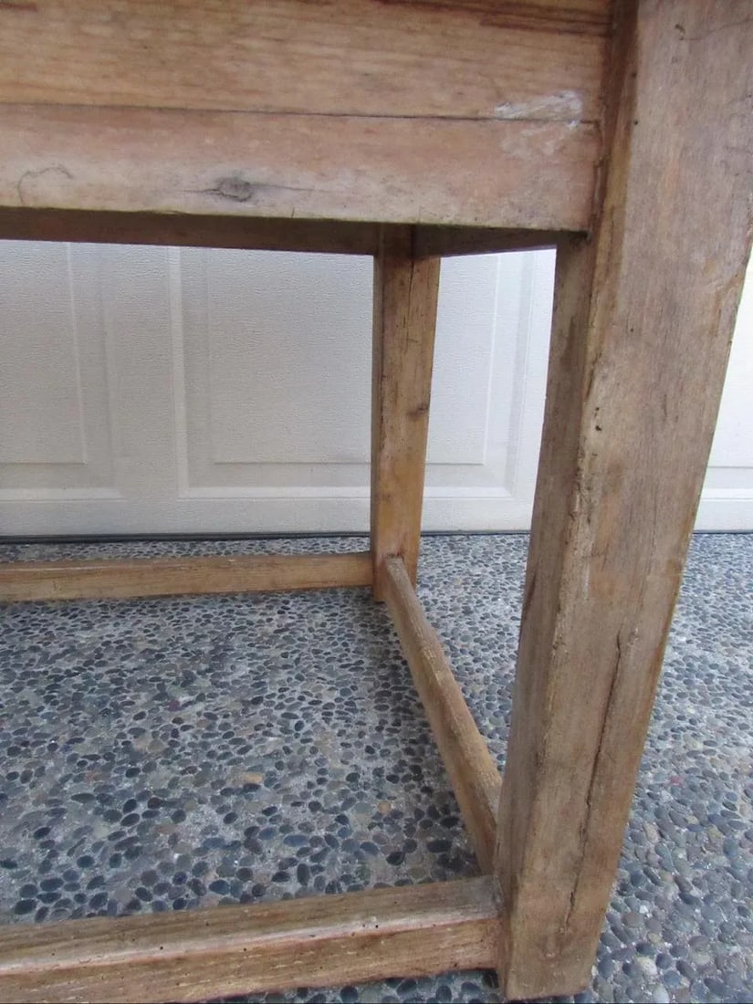 Antique English Country Pine Coffee Table - 11
