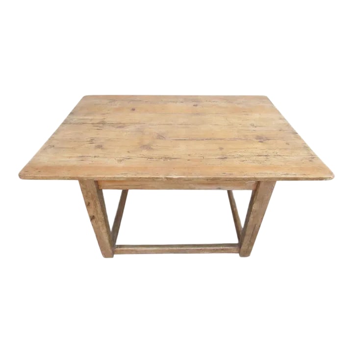 Antique English Country Pine Coffee Table (1 of 12)