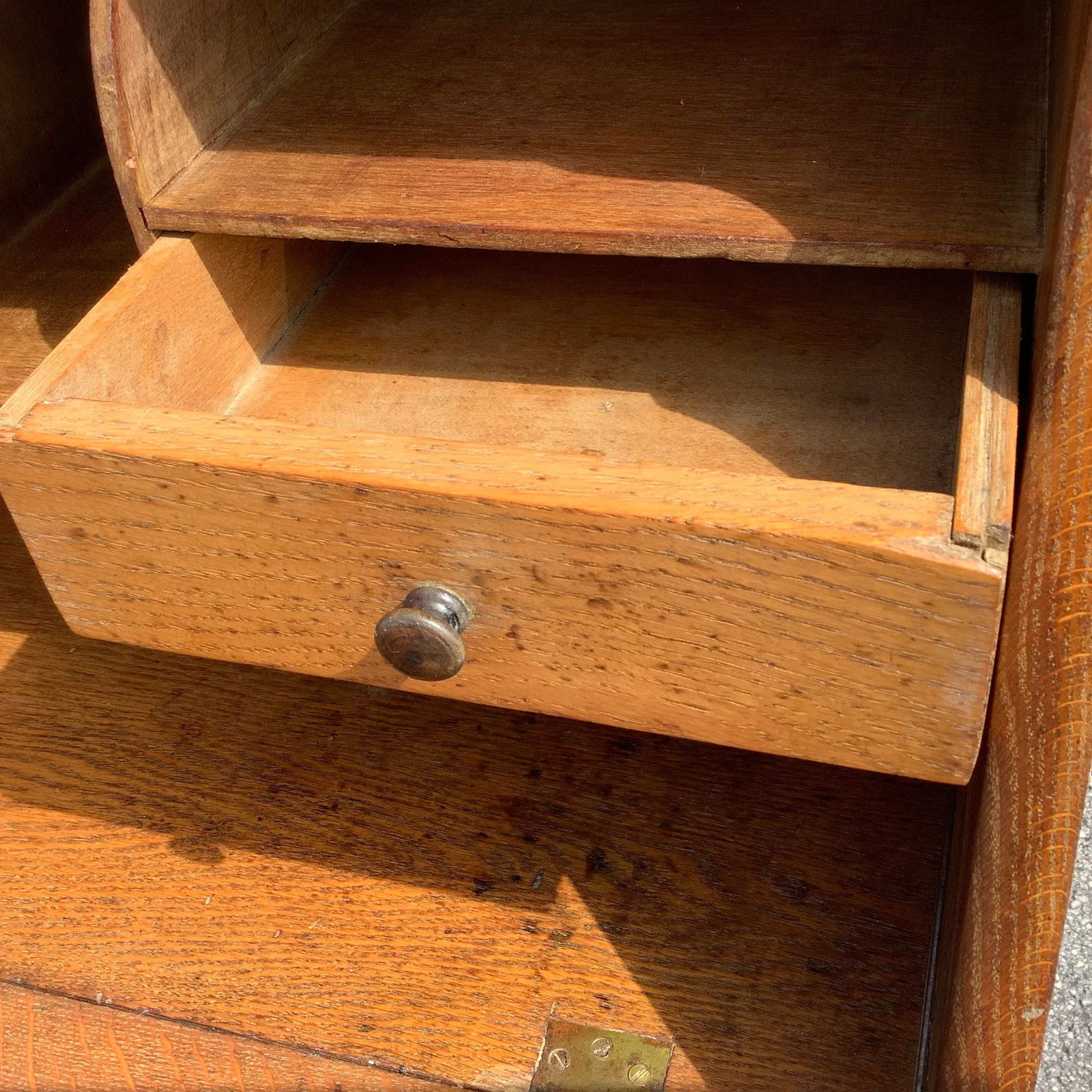 1920s Antique Oak Larkins Desk - 2
