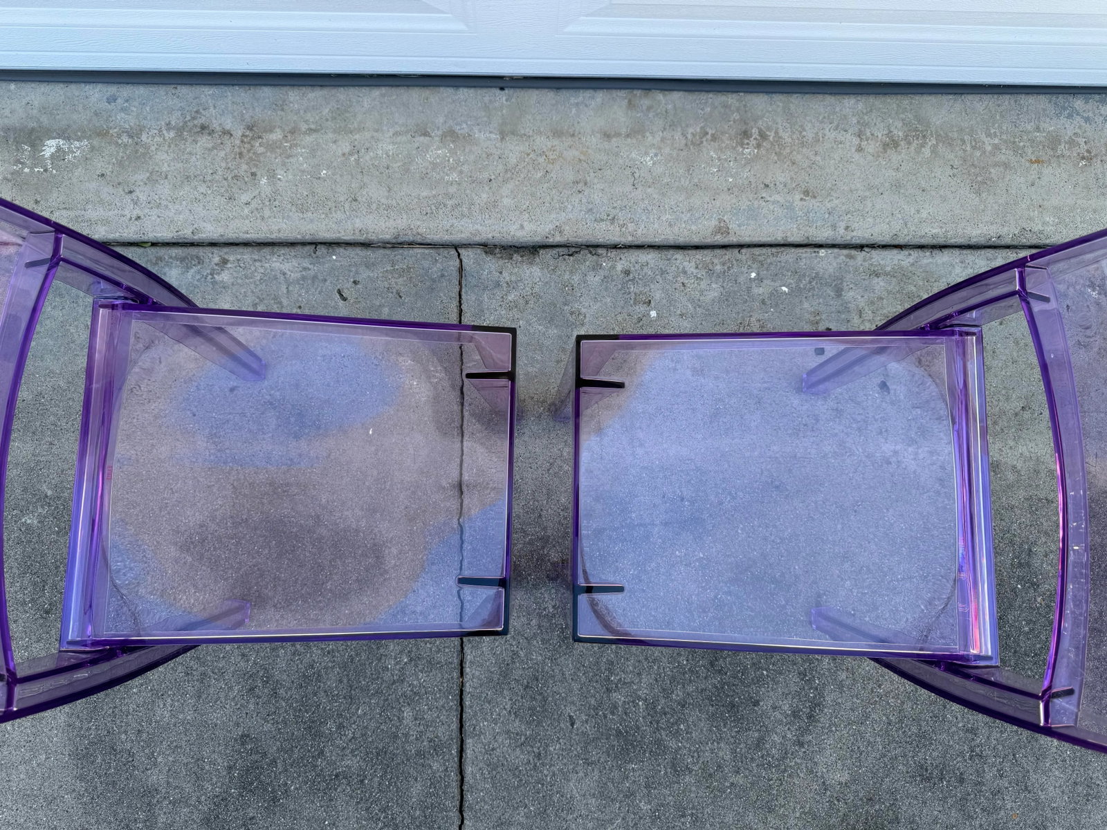 Philippe Starck for Kartell, Purple La Marie Chairs - a Pair - 5