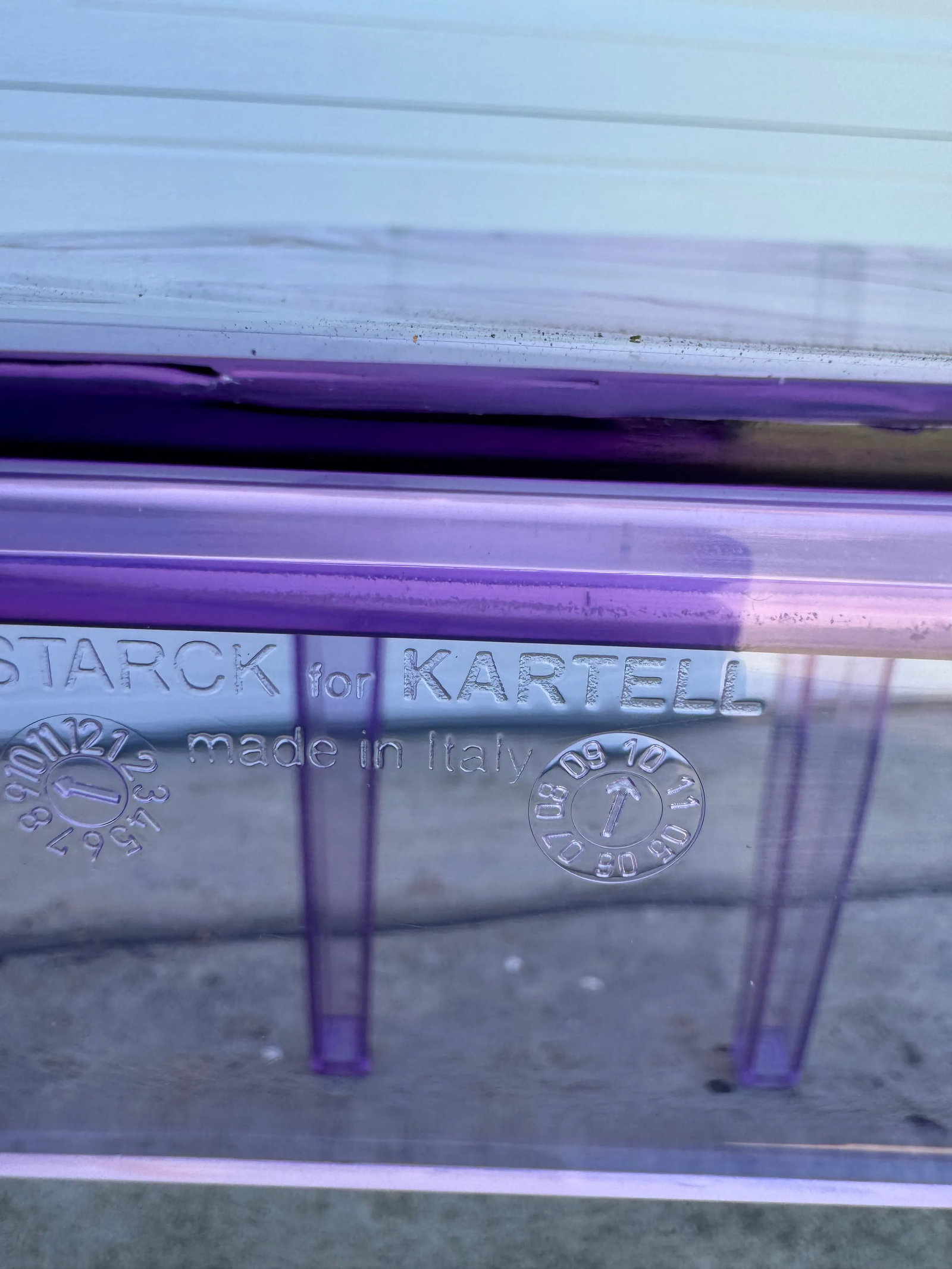 Philippe Starck for Kartell, Purple La Marie Chairs - a Pair - 9