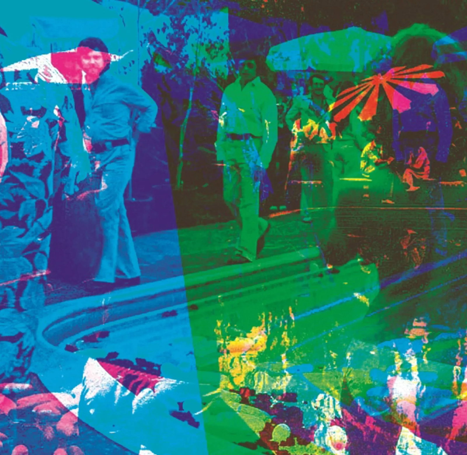 Mid Century Modern Pop Art Photography "Double Take Blue Green (2/3)" Original Artwork by Marco Pitt - 3