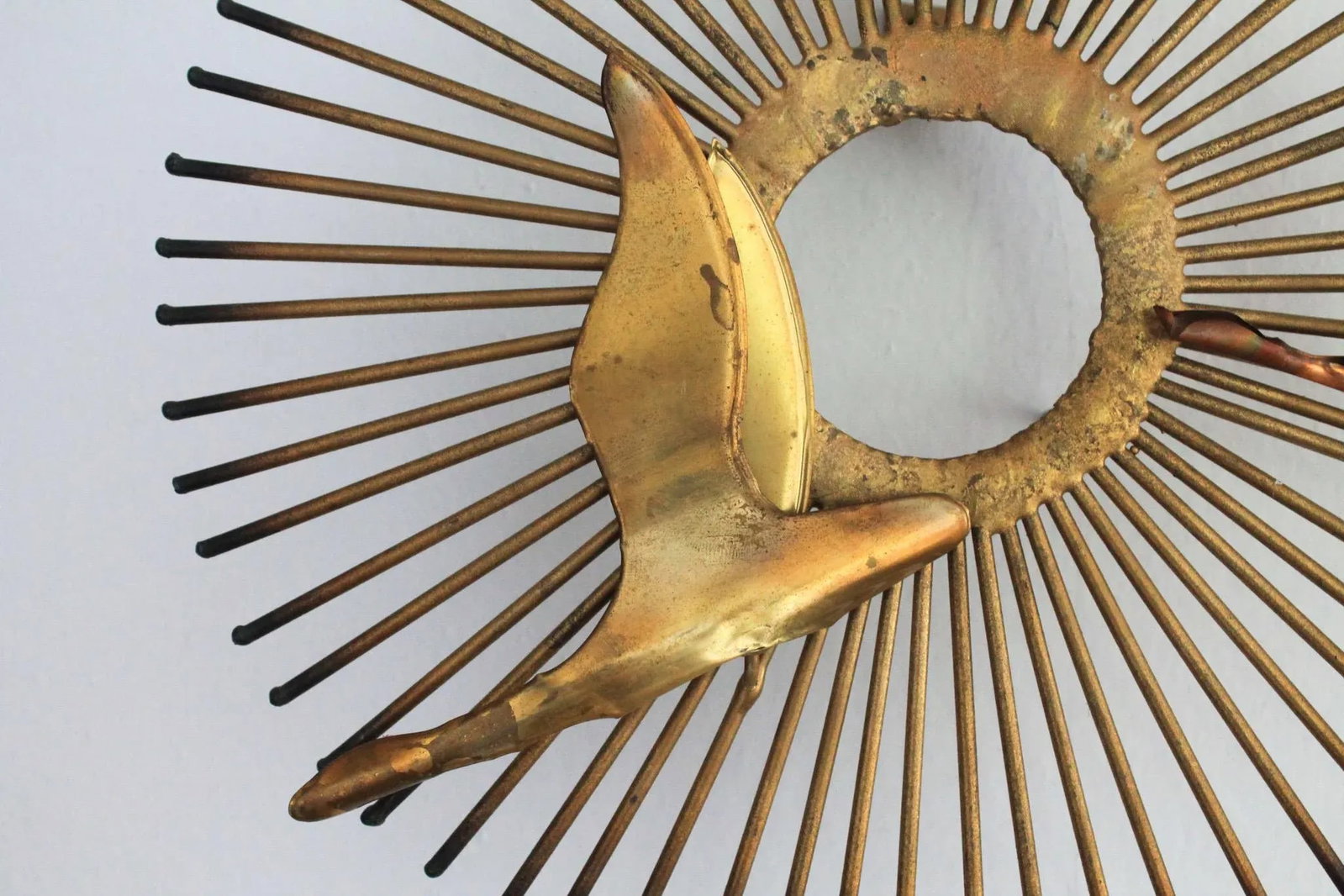 Vintage Brutalist Wall Art Birds Sculpture in the Style of Curtis Jere - 5