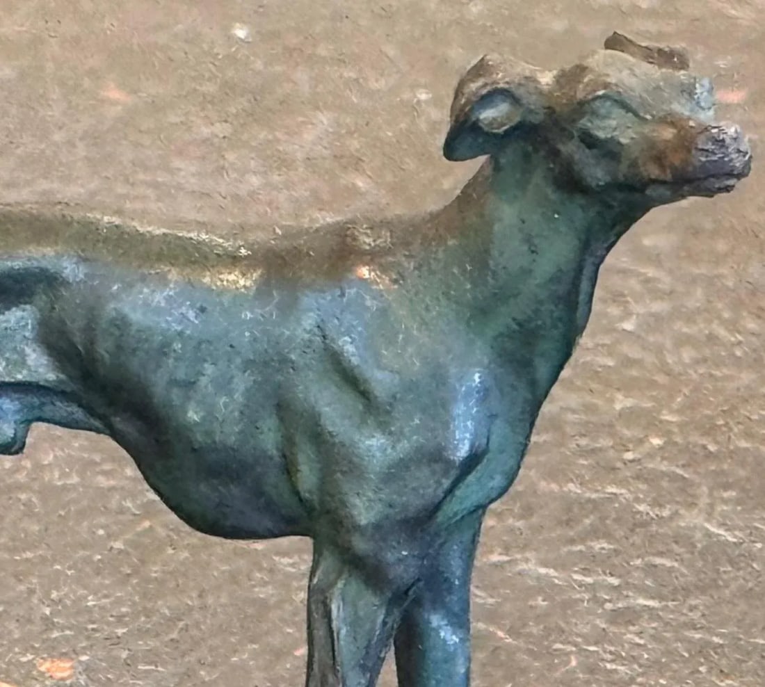 Bronze Dog Sculpture - 2
