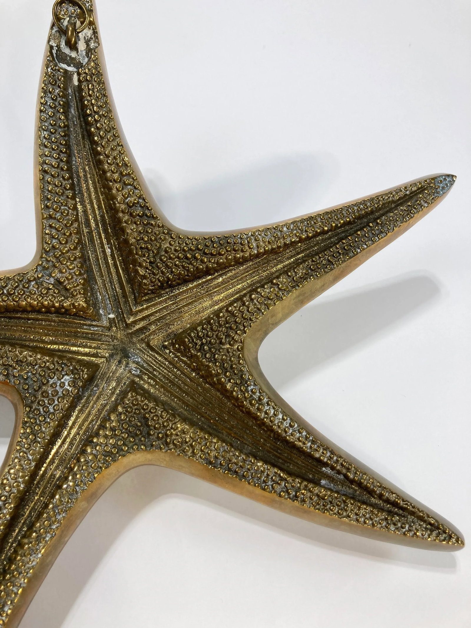 Vintage Brass Starfish Paper Weight - 6