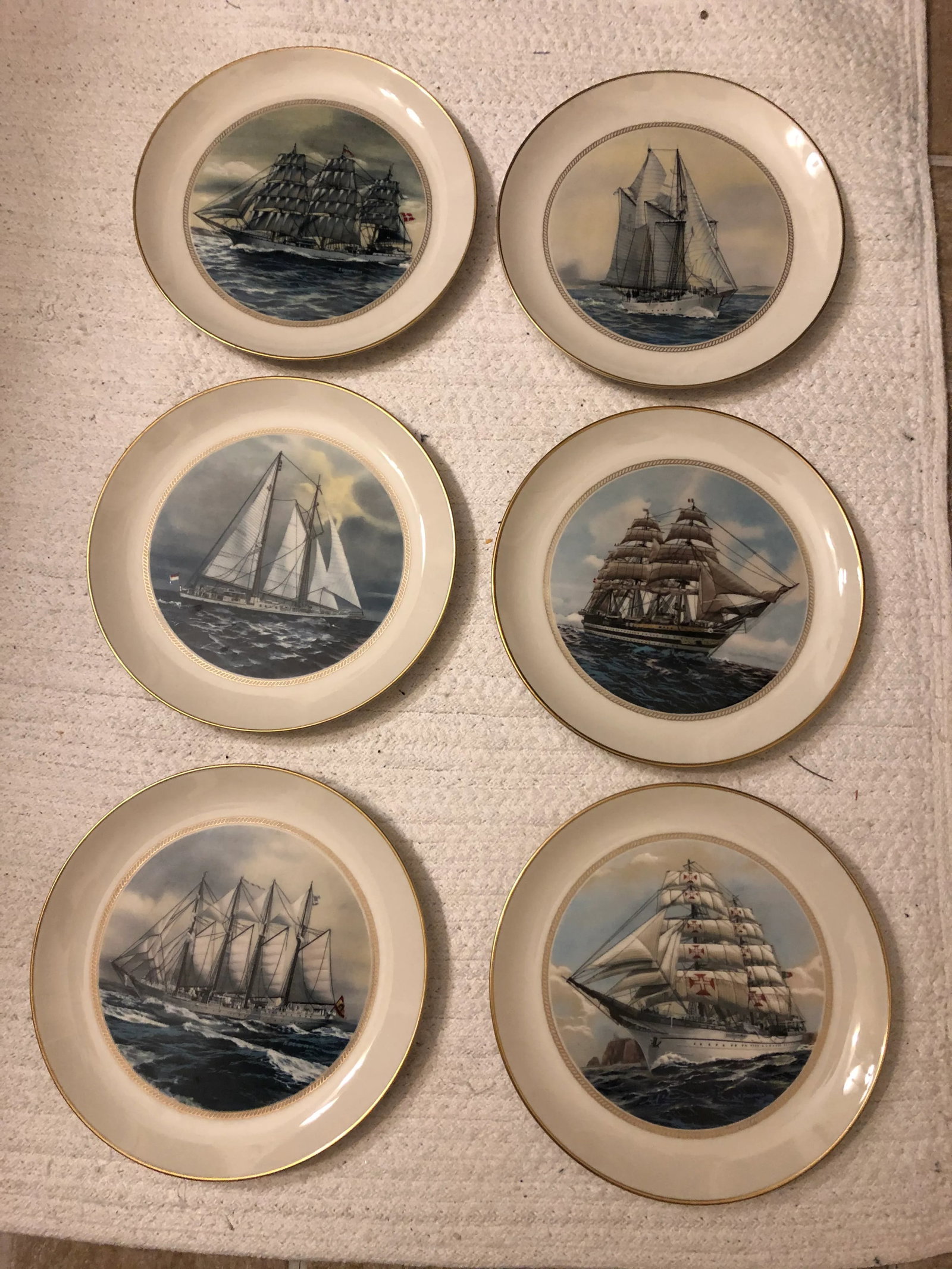 Tall Ships China Collection - Set of 6 - 9
