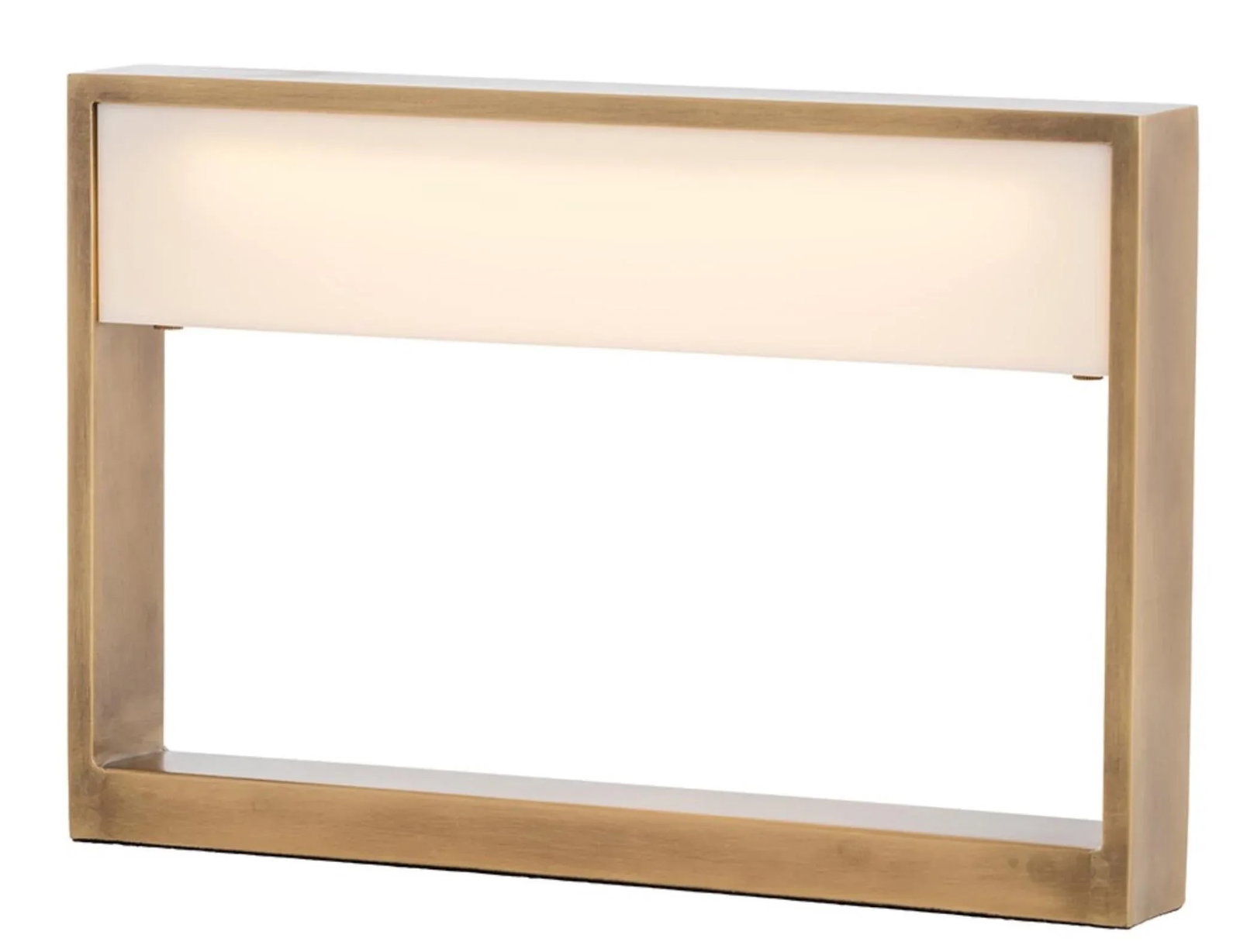 Arteriors Contemporary Aura Antique Brass and Acrylic Table Lamp - 5