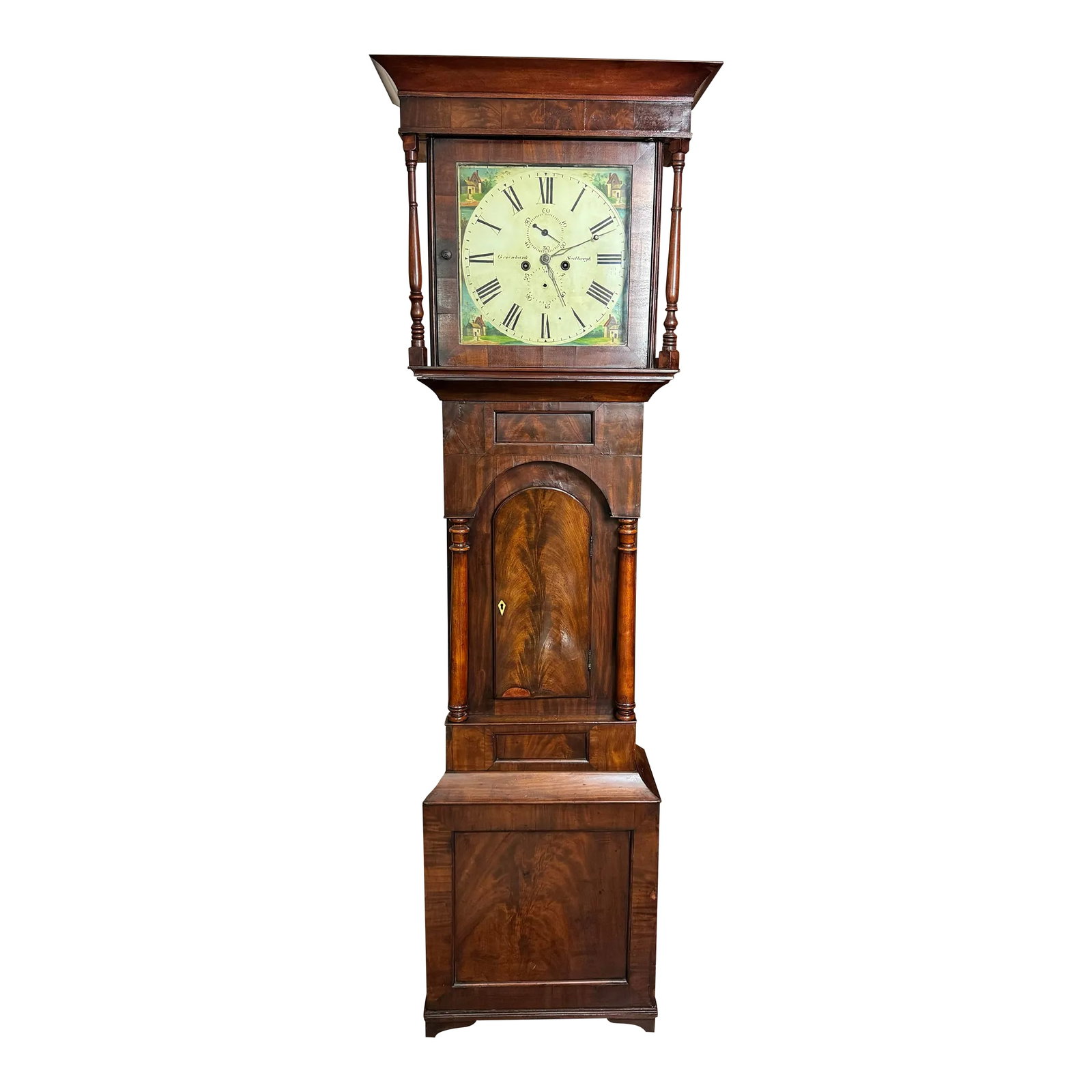 Early 19th Century Regency Period English Grandfather Clock (1 of 11)