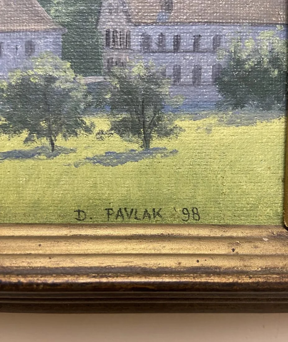 Original German Landscape on Board by David Pavlak - 4