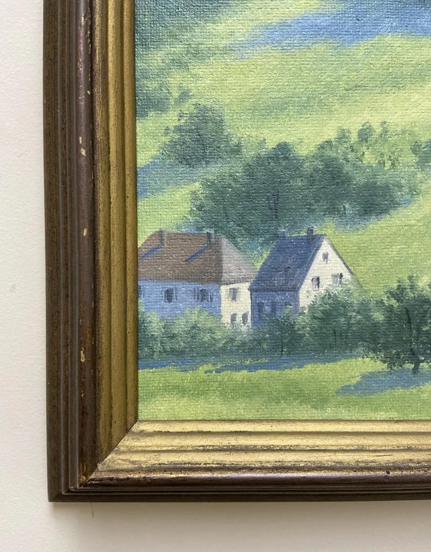 Original German Landscape on Board by David Pavlak - 5
