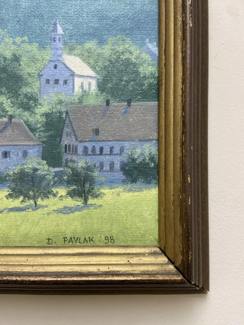 Original German Landscape on Board by David Pavlak - 8