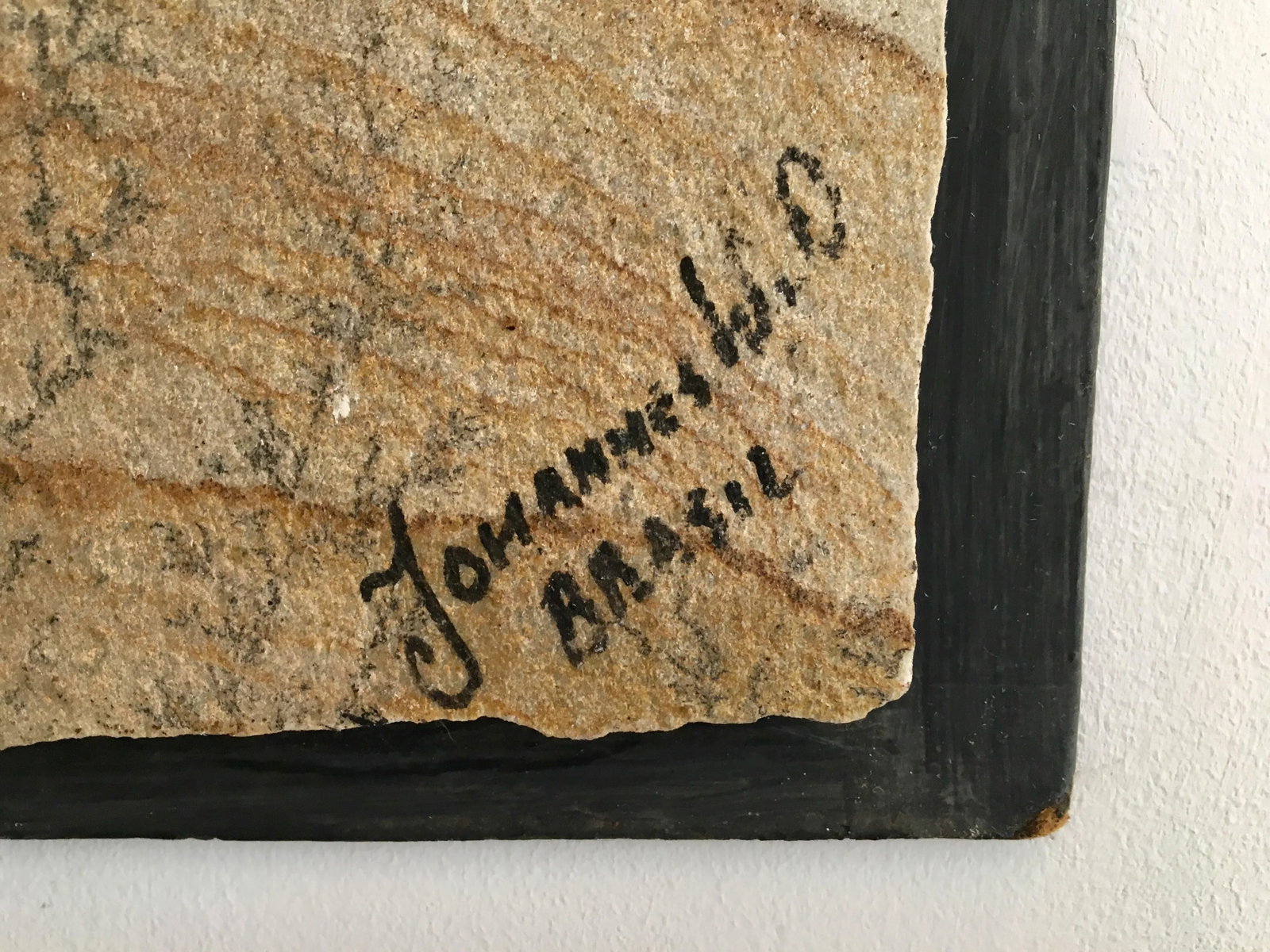Boho Chic Copper and Fossilized Stone Mixed Media Art by Dutch Artist Johannes Van Dartelen - 4