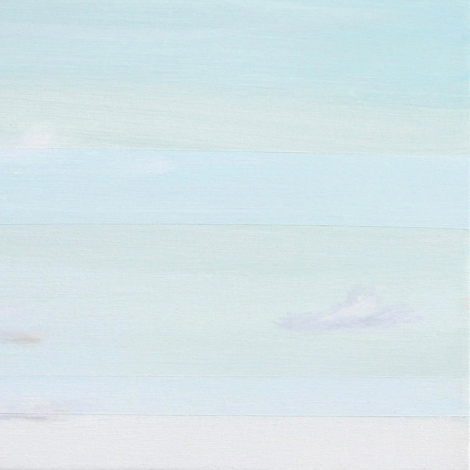 Morning Breeze 2 - Contemporary Landscape Pastel Soft Blue and Orange Original Painting on Canvas by - 5