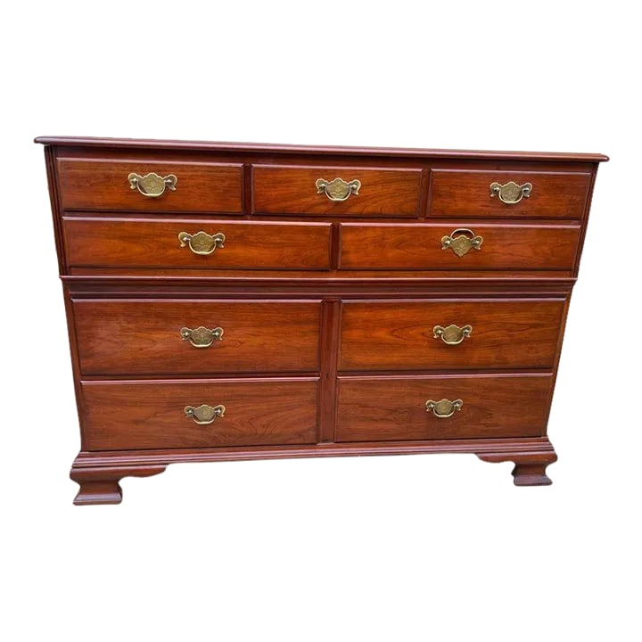 Pennsylvania House Chippendale Style Solid Cherry Dresser (1 of 10)
