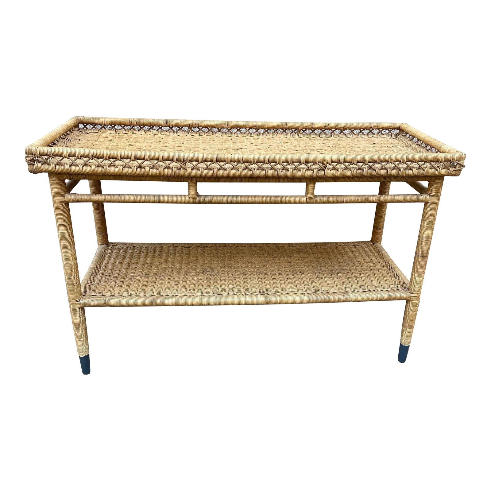 Made Goods Sarah Console Woven Rattan (1 of 7)