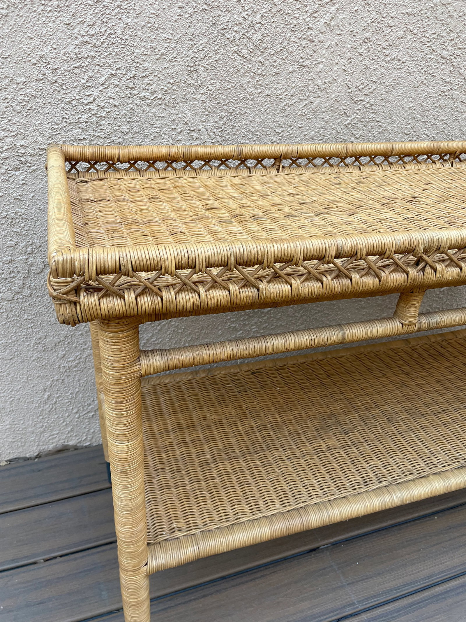 Made Goods Sarah Console Woven Rattan - 2