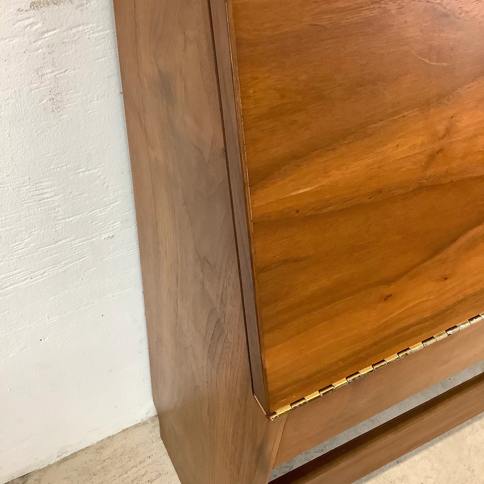 Mid-Century Full Size Storage Headboard- Drexel Declaration - 11
