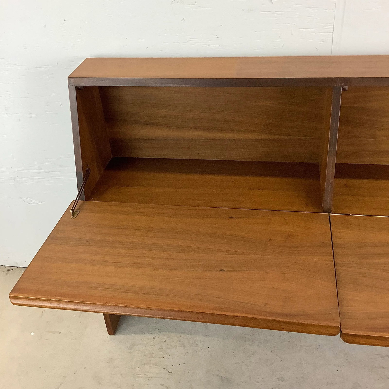 Mid-Century Full Size Storage Headboard- Drexel Declaration - 7