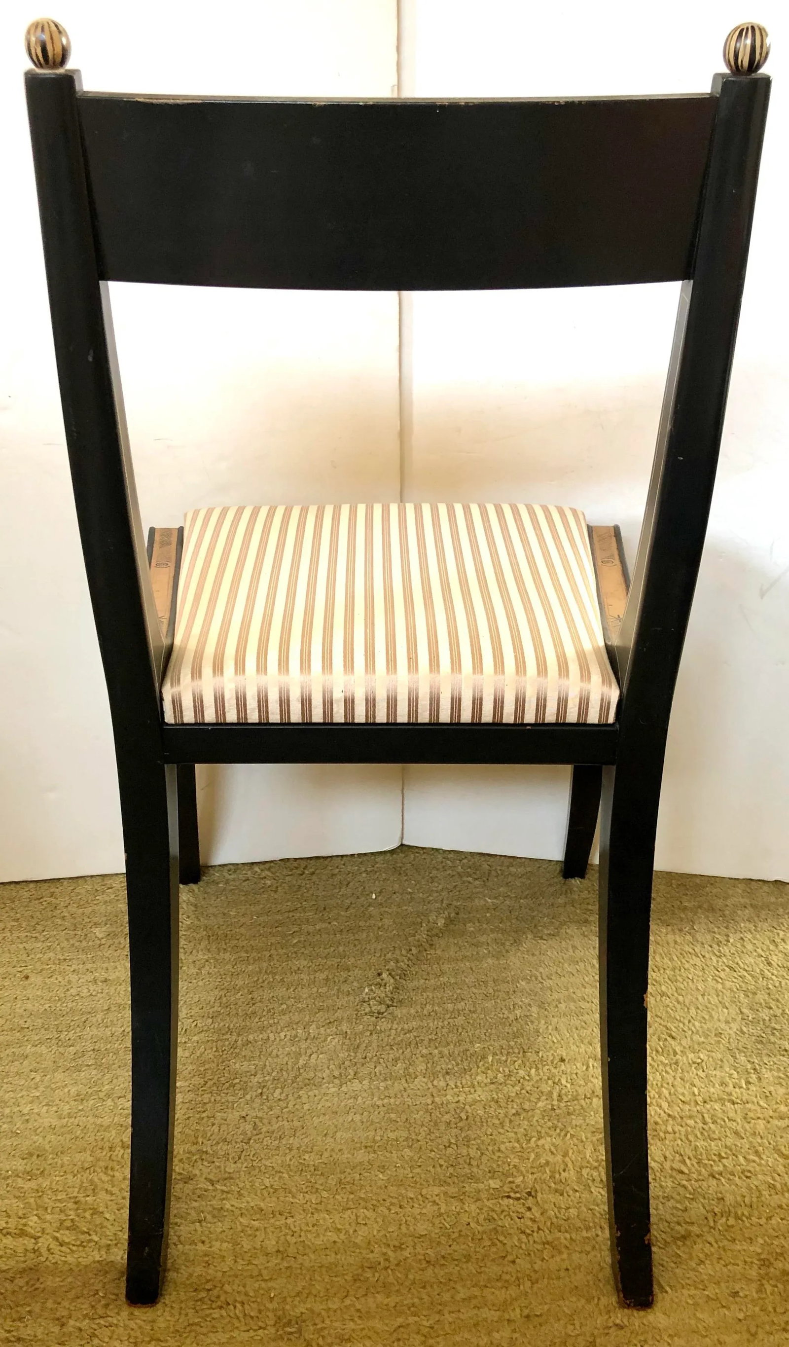 Pair of Vintage Empire Style Side Chairs - 5
