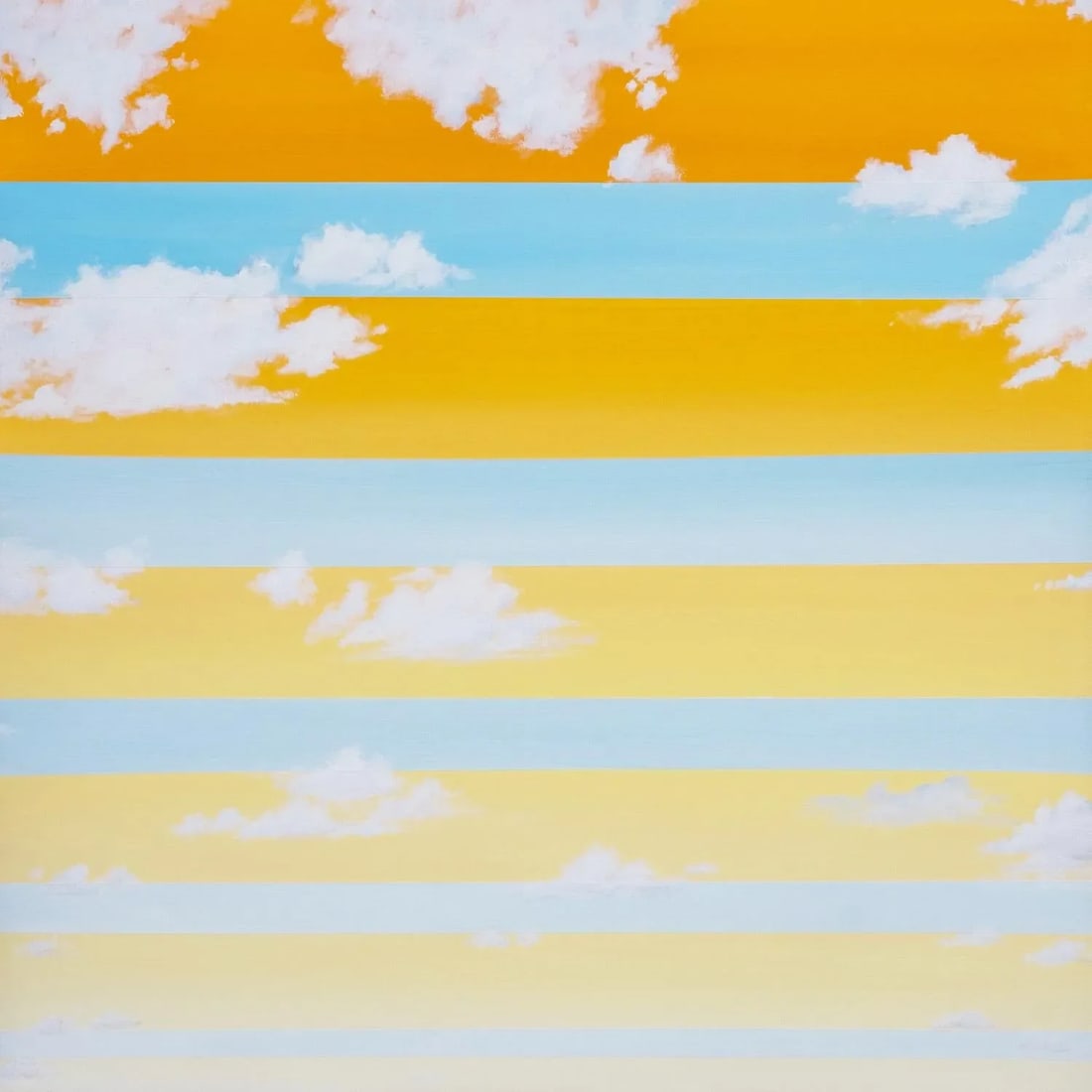 Abstract "Summer Vibes 1" Original Artwork by Nichole McDaniel: Nichole McDaniel's artistry unfolds as a captivating fusion of contemporary landscapes and abstract compositions, drawing inspiration from both local surroundings and her explorations across the globe