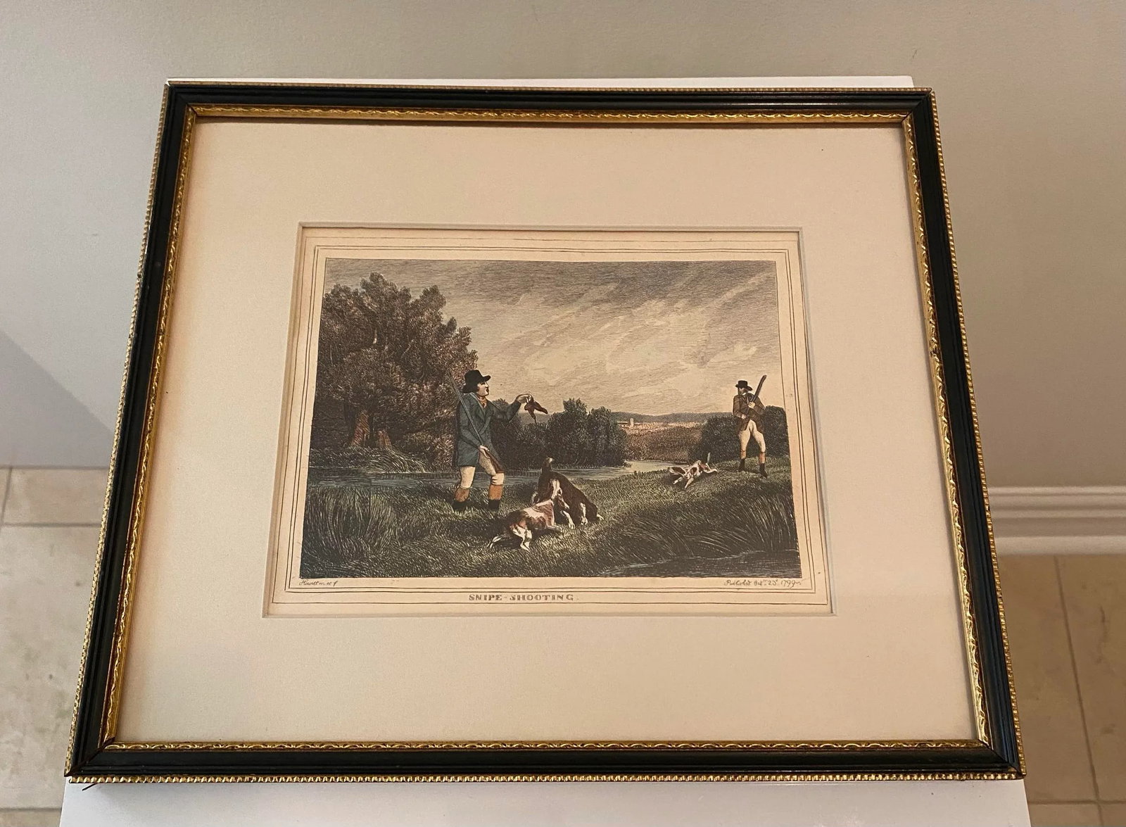 1799-1800 Samuel Howitt Hand-Colored Sporting Hunting Engravings - Original Antique Prints-Ralph Lau - 2