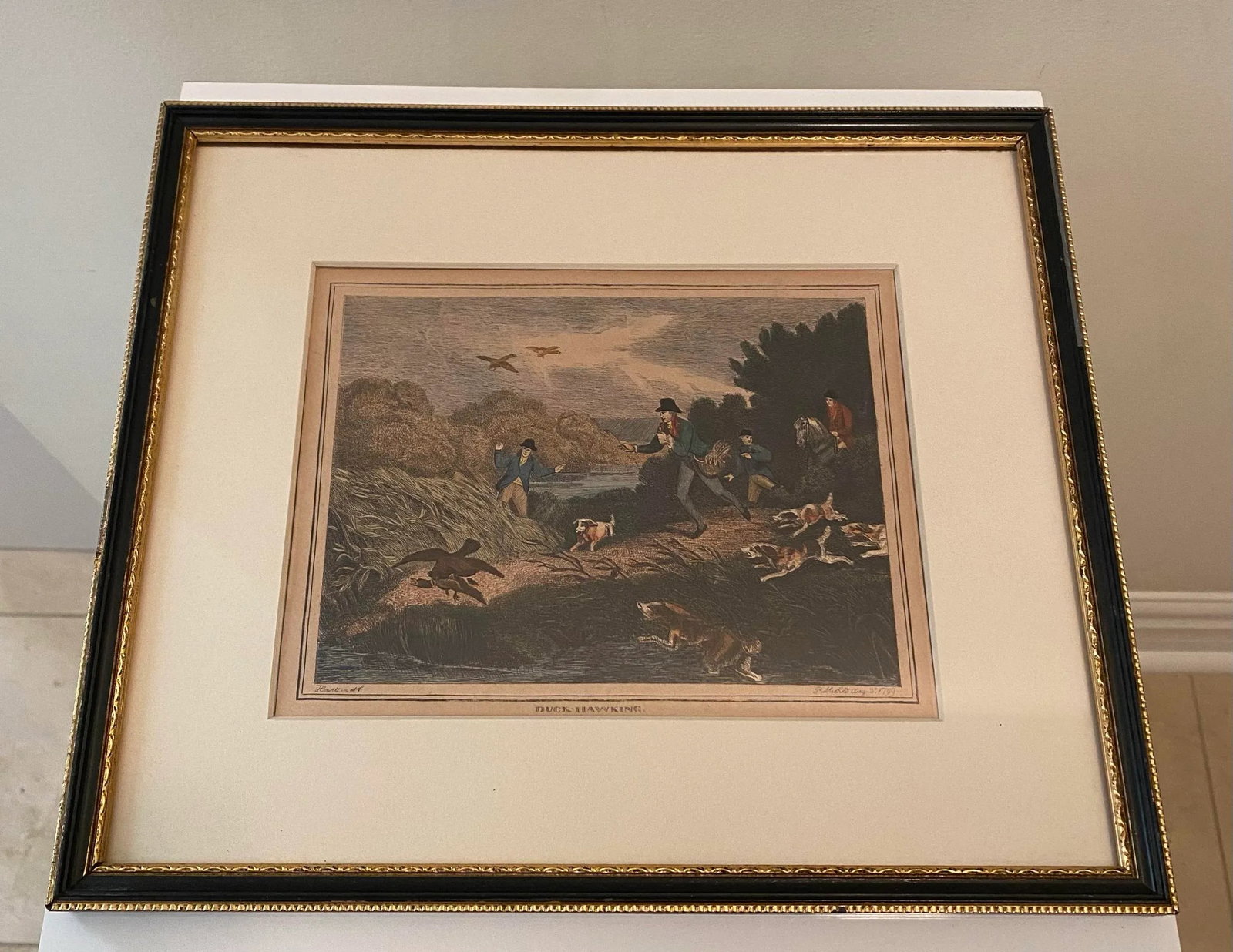 1799-1800 Samuel Howitt Hand-Colored Sporting Hunting Engravings - Original Antique Prints-Ralph Lau - 3