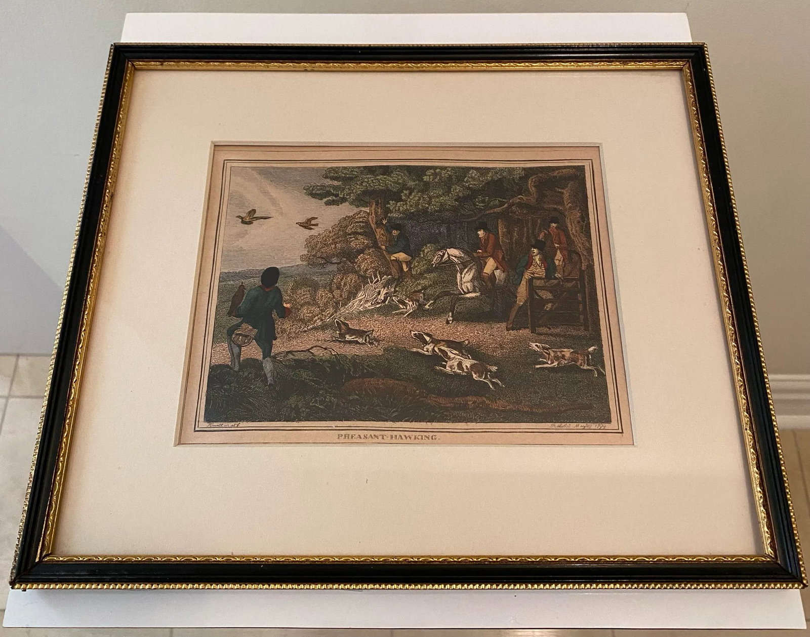 1799-1800 Samuel Howitt Hand-Colored Sporting Hunting Engravings - Original Antique Prints-Ralph Lau - 4