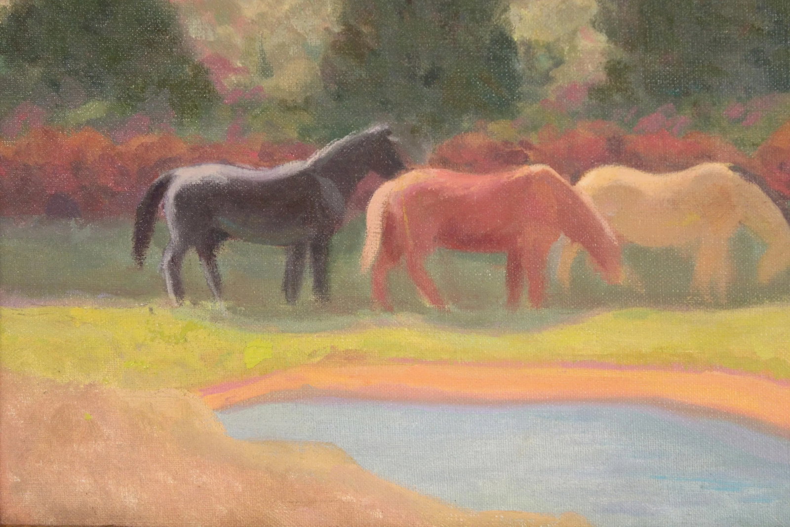 Painting of Horses by Oscar Galgiani (193-1994) - 7