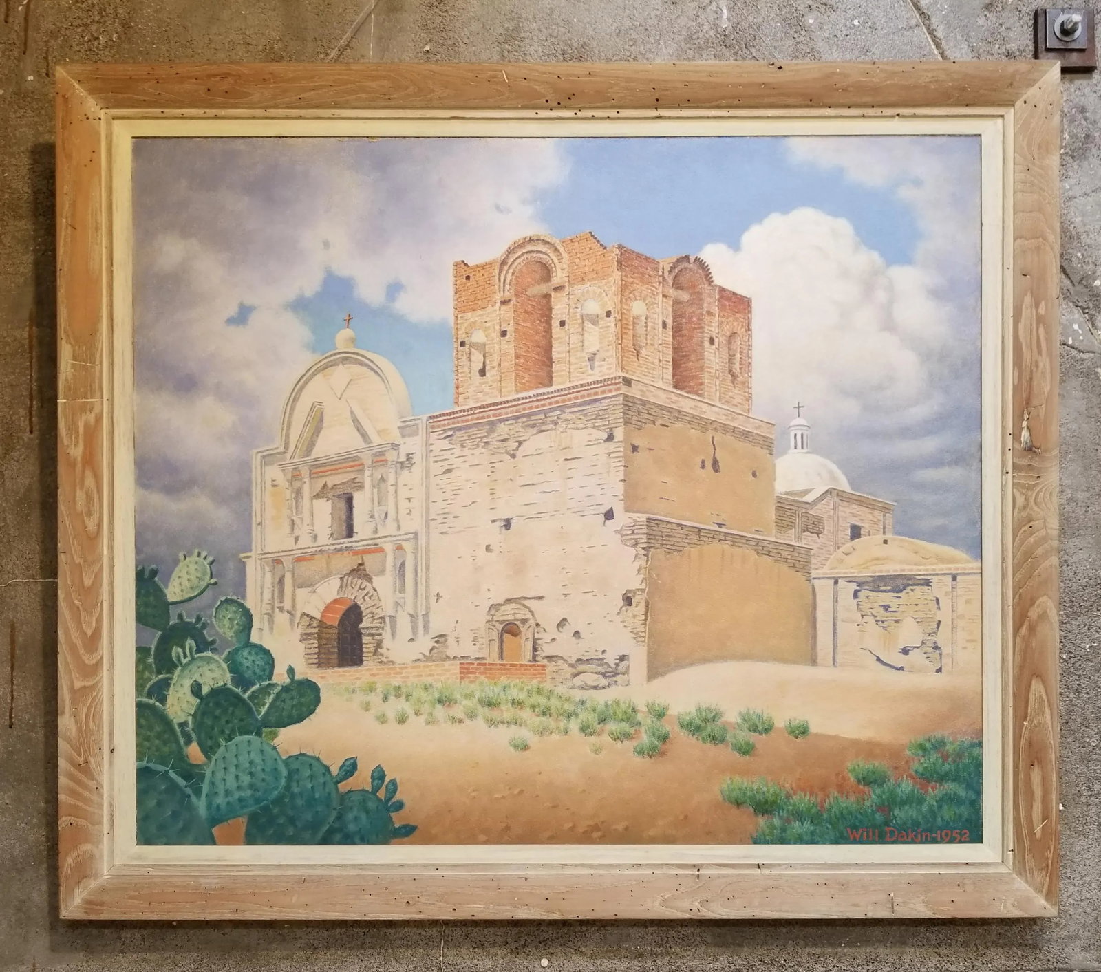 Tumacacori Mission Painting by William Norris Dakin - 7