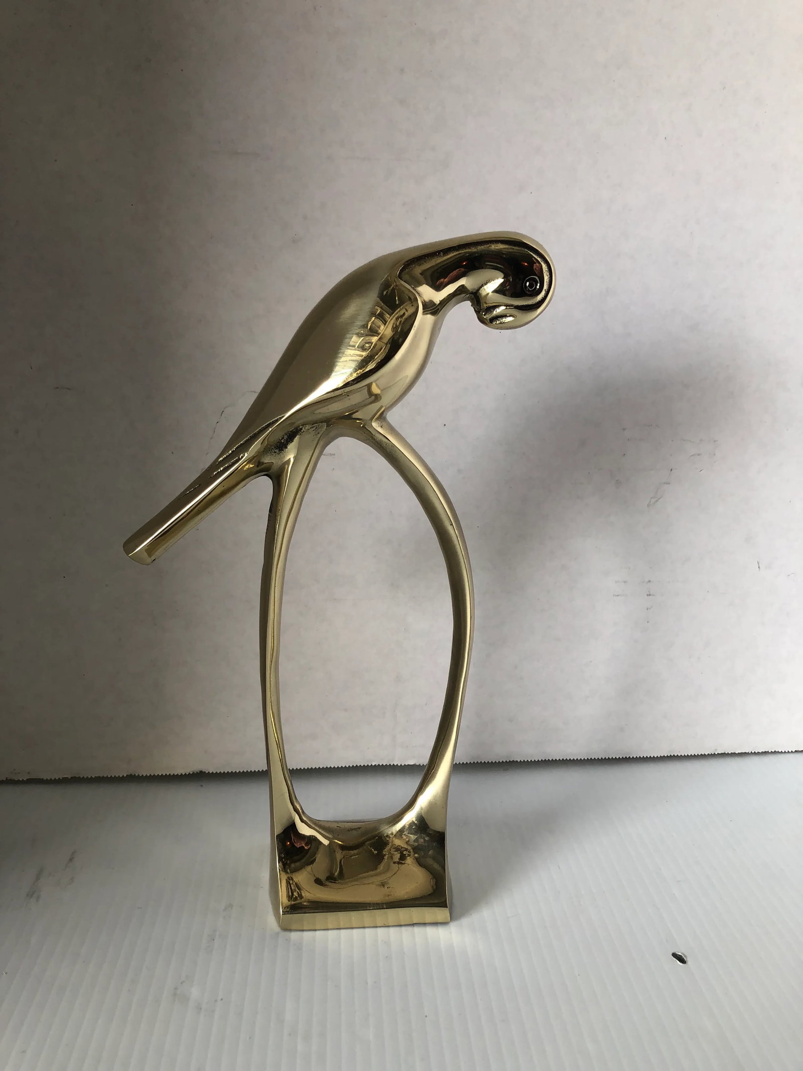 Lacquered Brass Bird Sculpture - 3