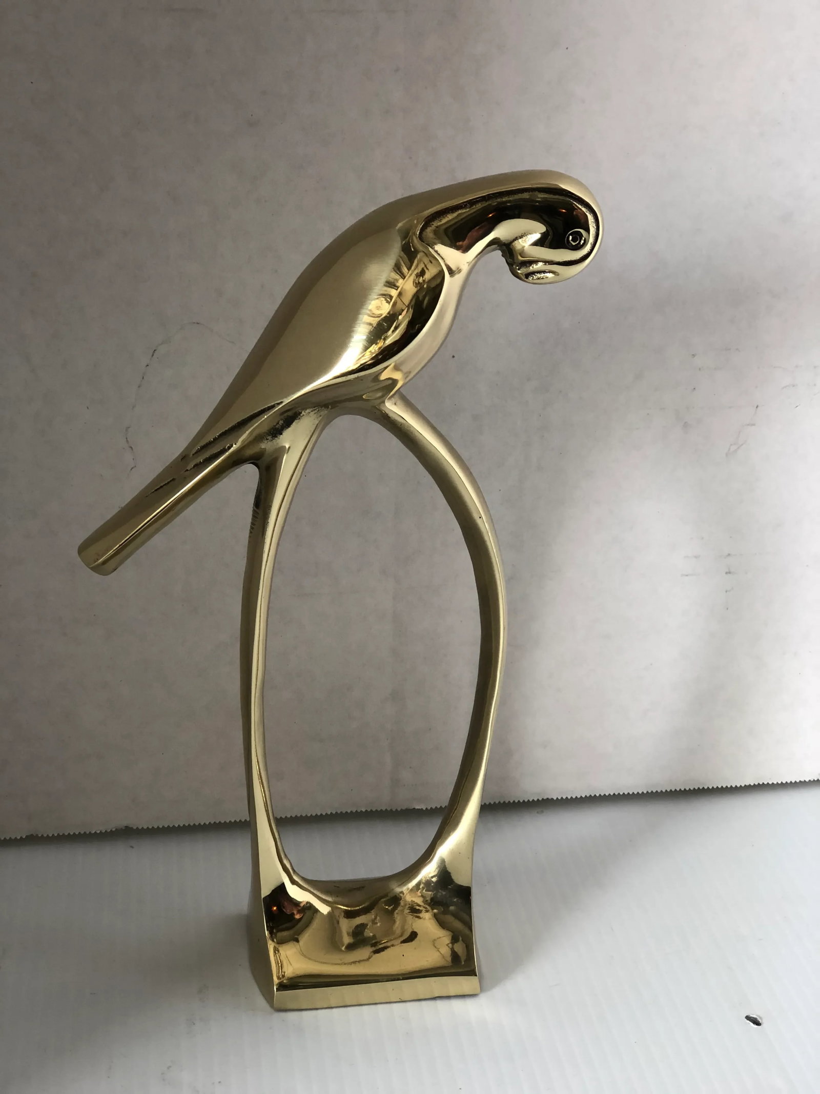 Lacquered Brass Bird Sculpture - 4