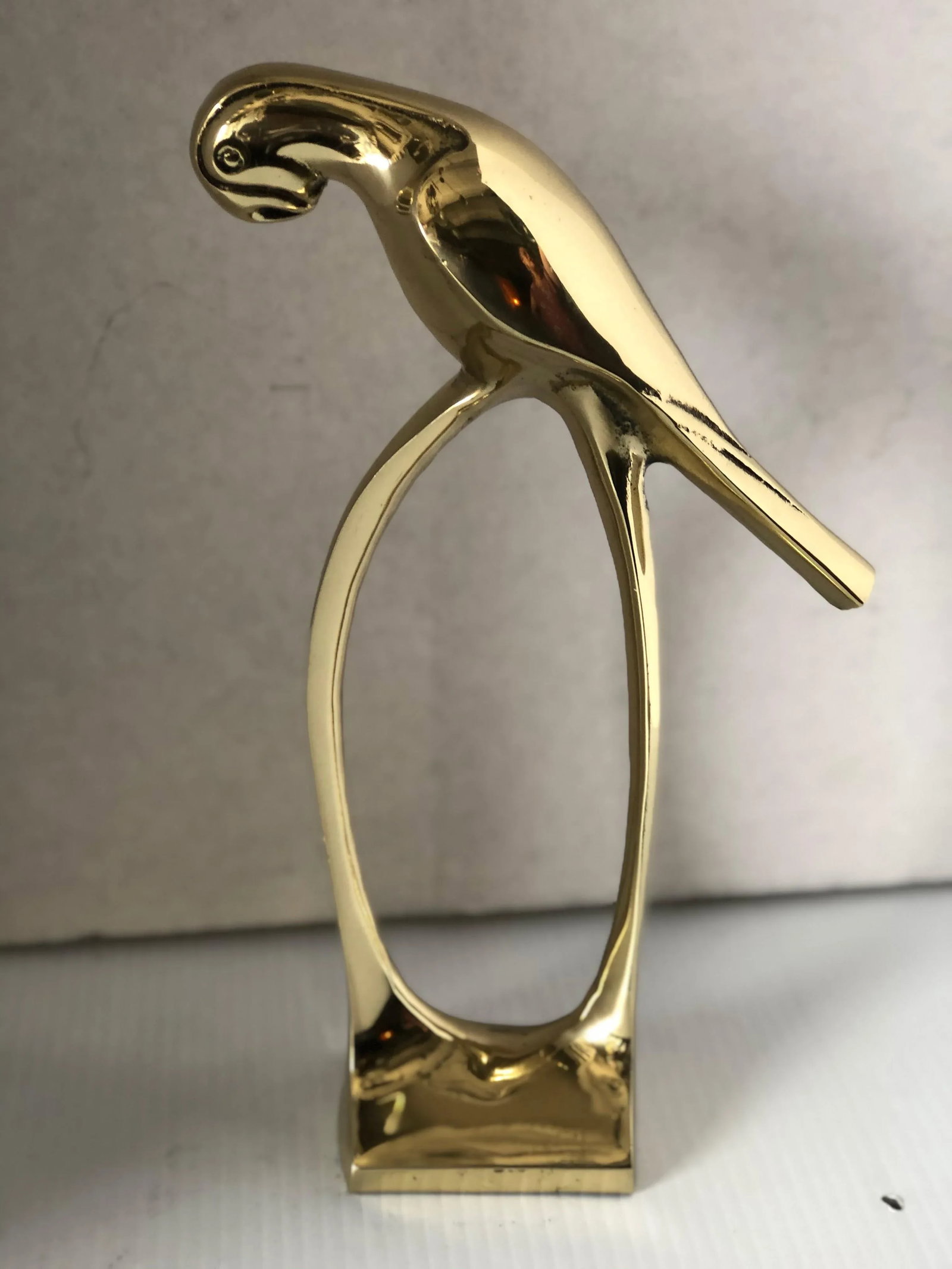 Lacquered Brass Bird Sculpture - 5