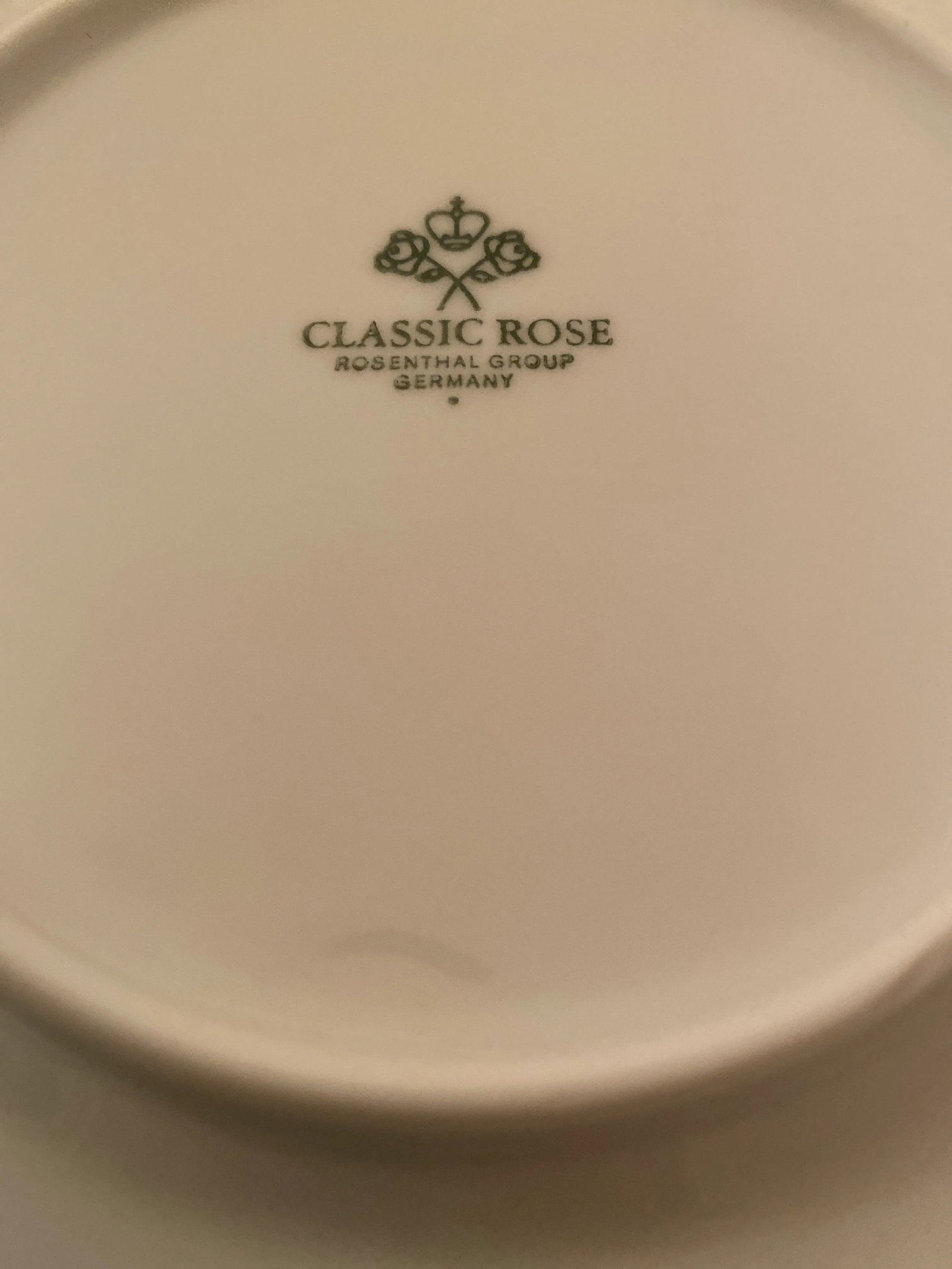 Vintage Rosenthal Classic Rose White Monbijou Bread, Dessert, Appetizer- Set of 6 Plates Mint Condit - 3