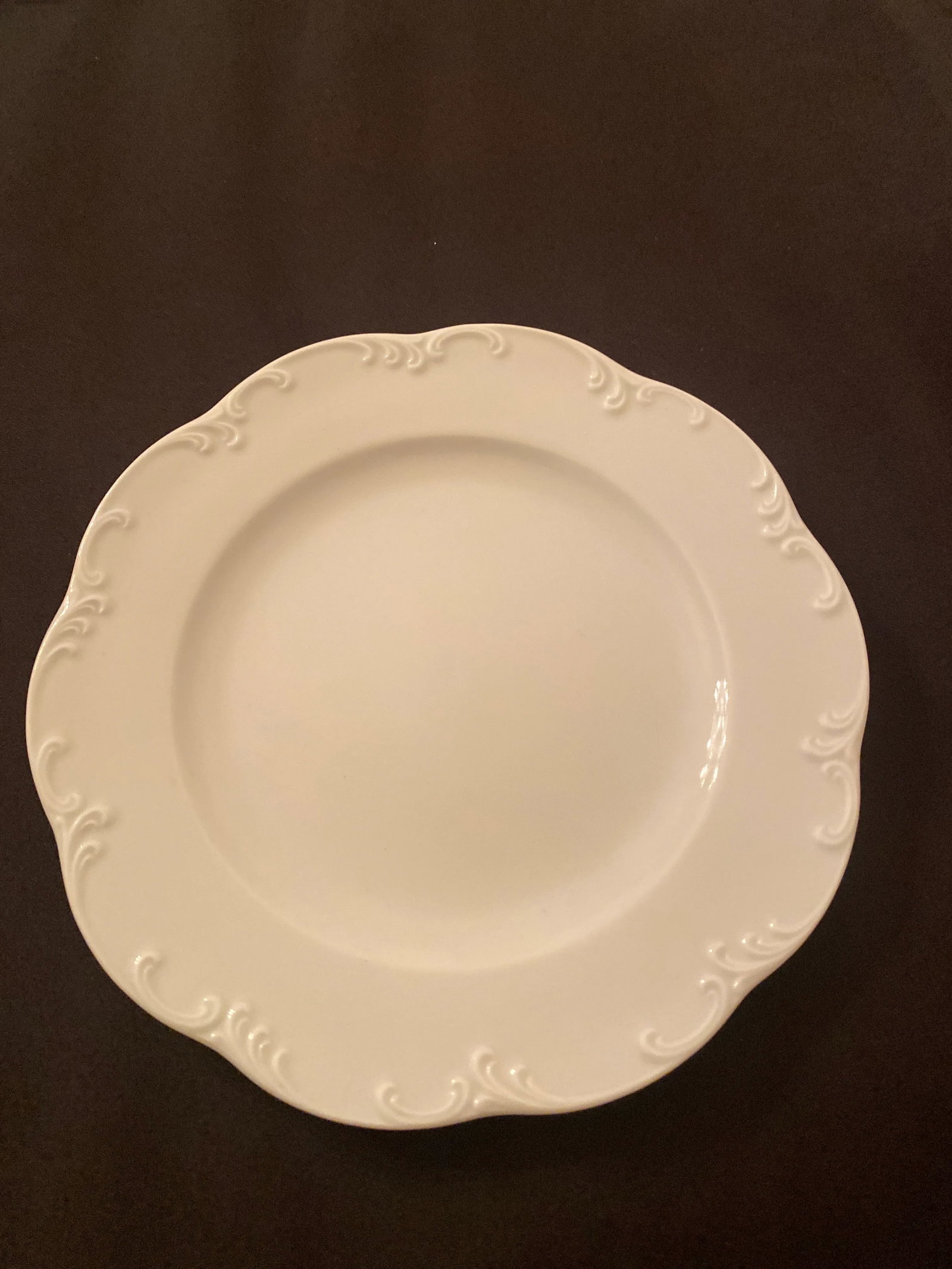 Vintage Rosenthal Classic Rose White Monbijou Bread, Dessert, Appetizer- Set of 6 Plates Mint Condit - 7