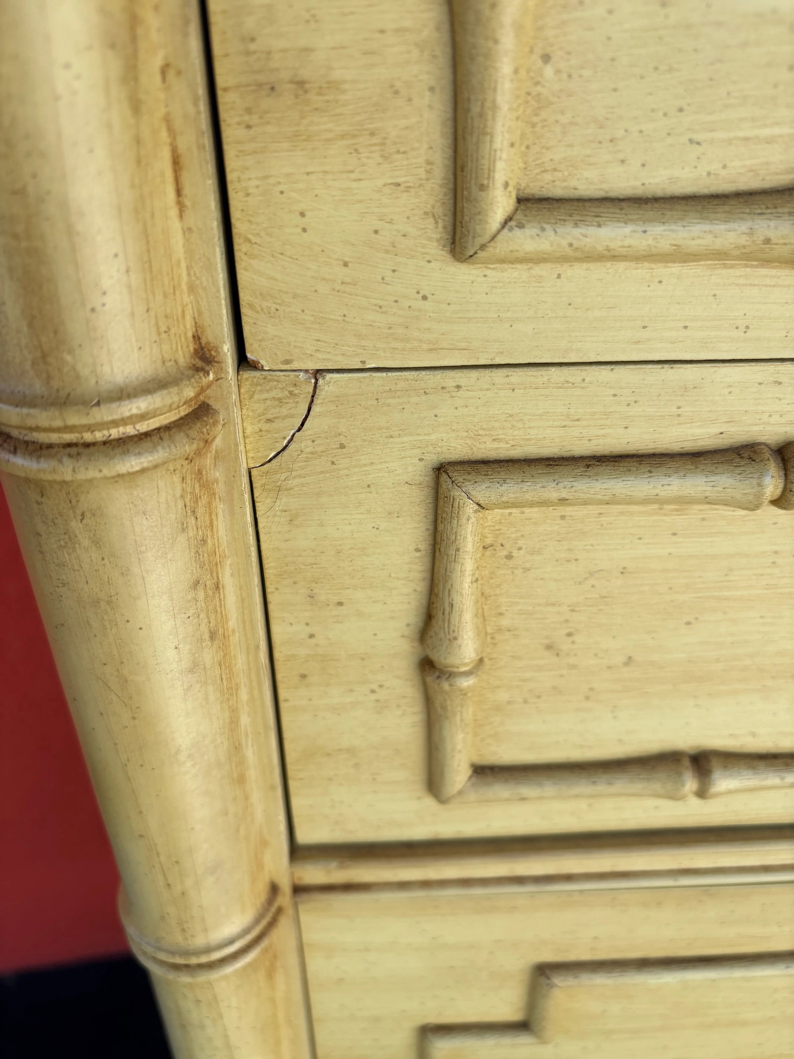 Thomasville Allegro Faux Bamboo Tallboy - 3