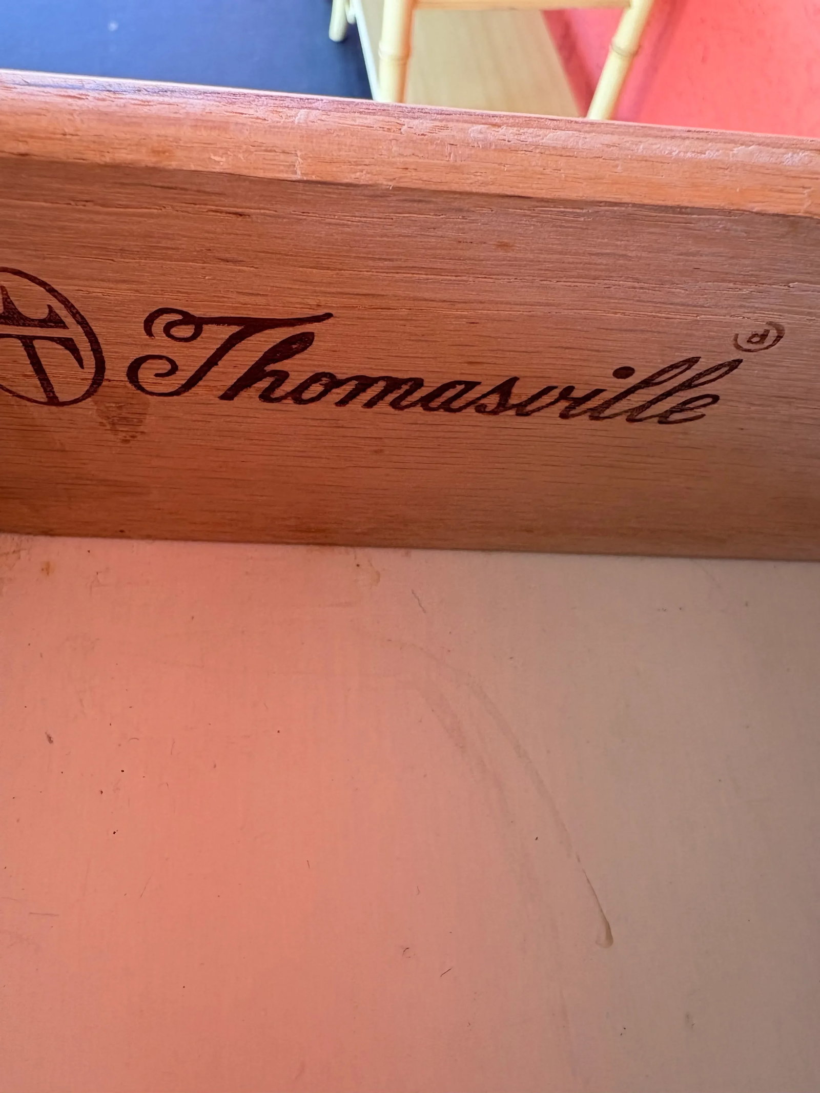 Thomasville Allegro Faux Bamboo Tallboy - 4