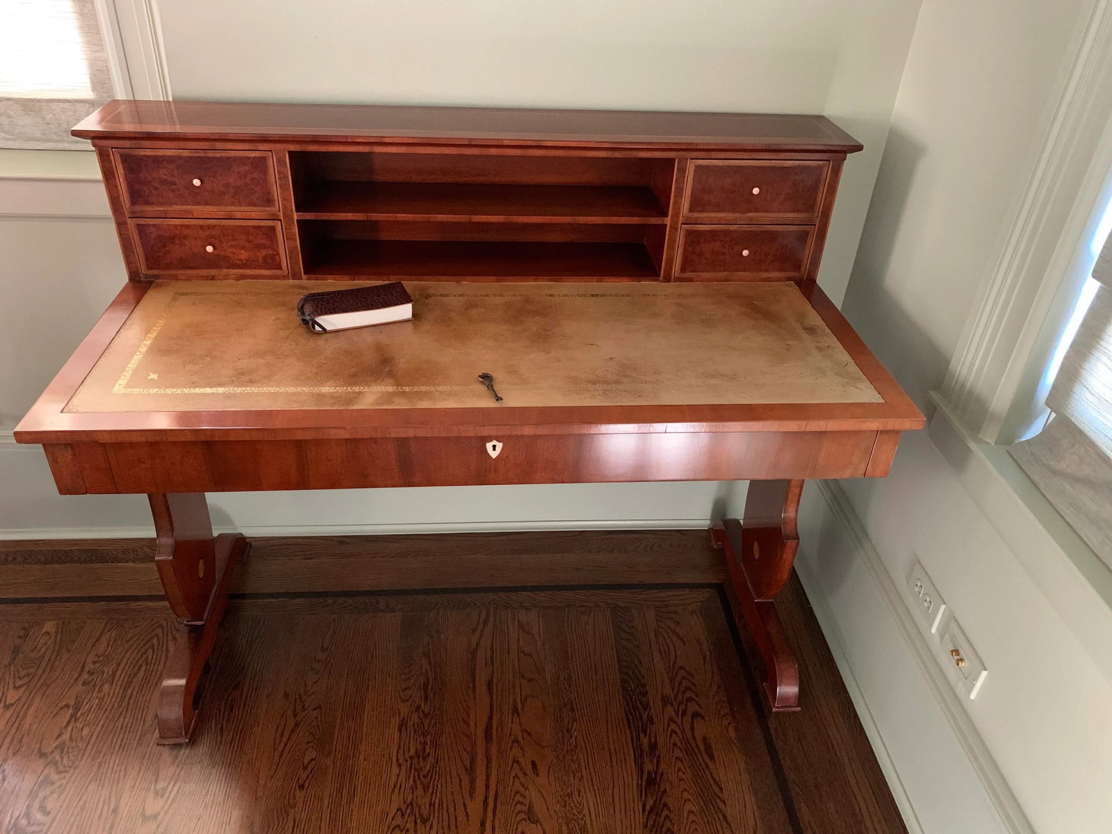 Elegant Austrian Biedermeier Writing Desk (Exact Replica) - 10
