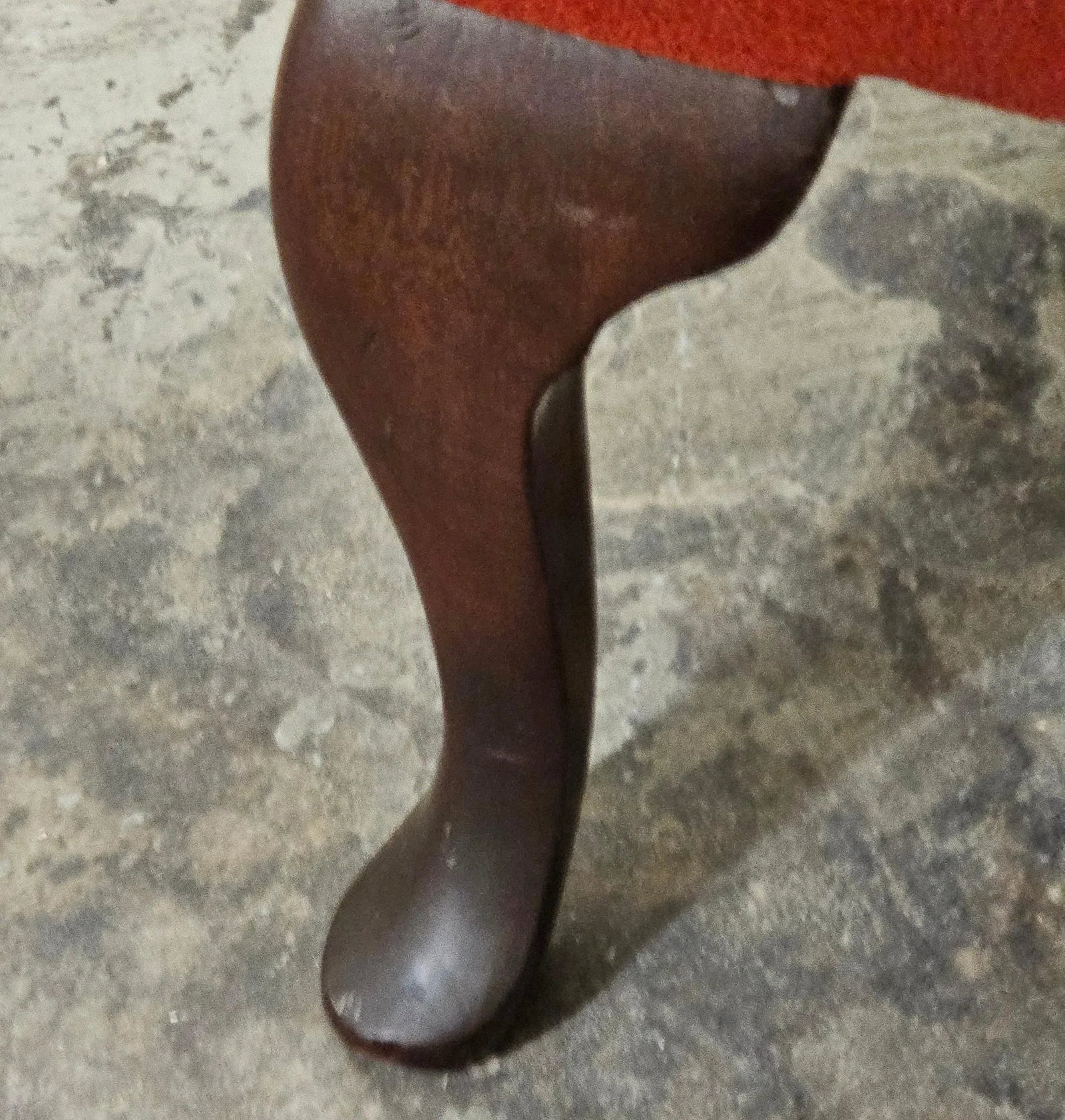 1950s Baker Mahogany Lolling Chair - 5