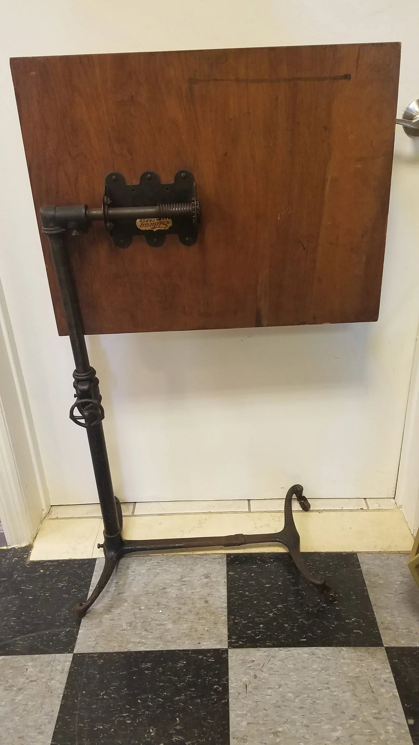 Antique Flip Top Table - 8