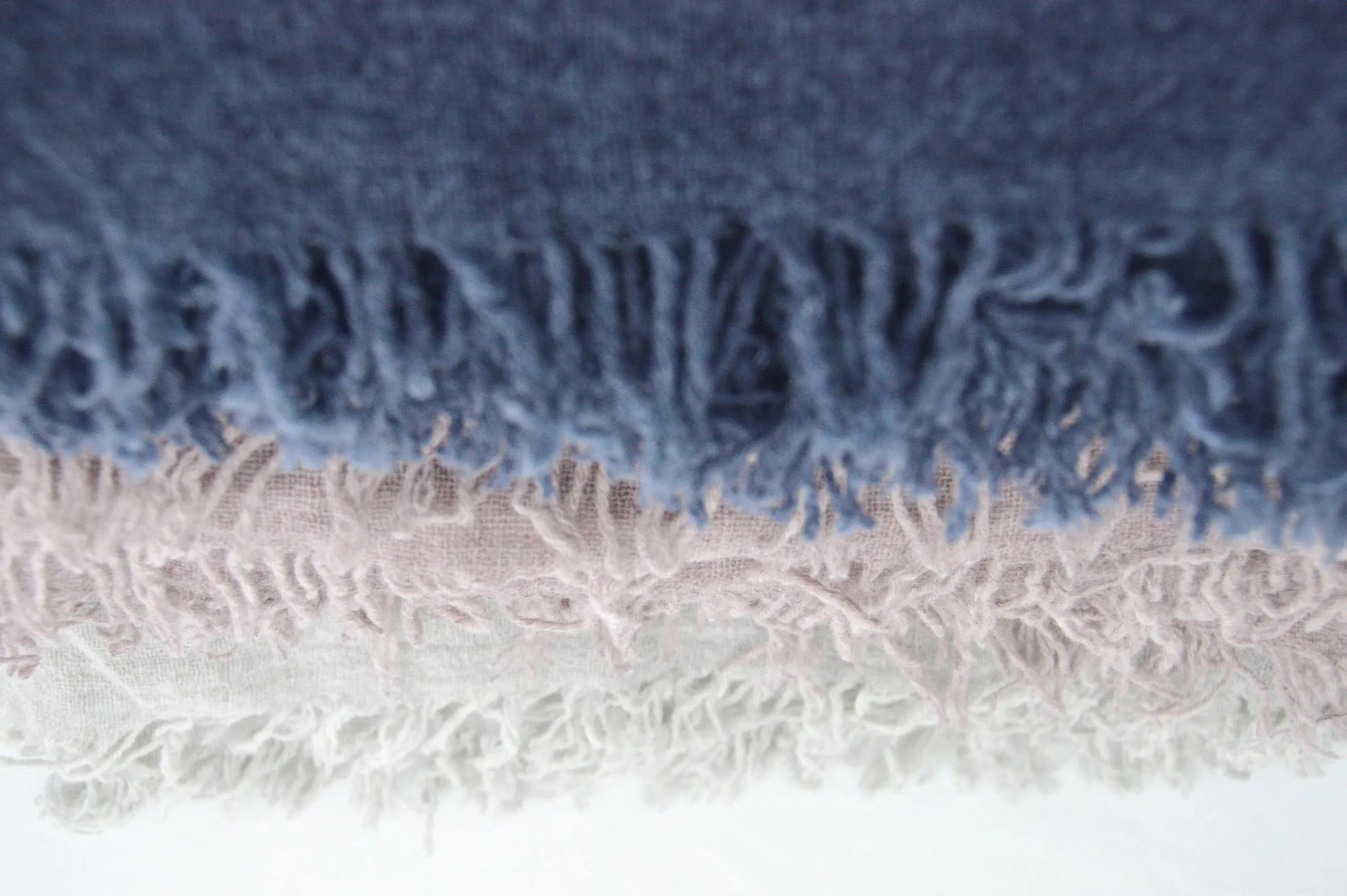 FirmaMenta Italian Ice Gray Gauze Throw - 4