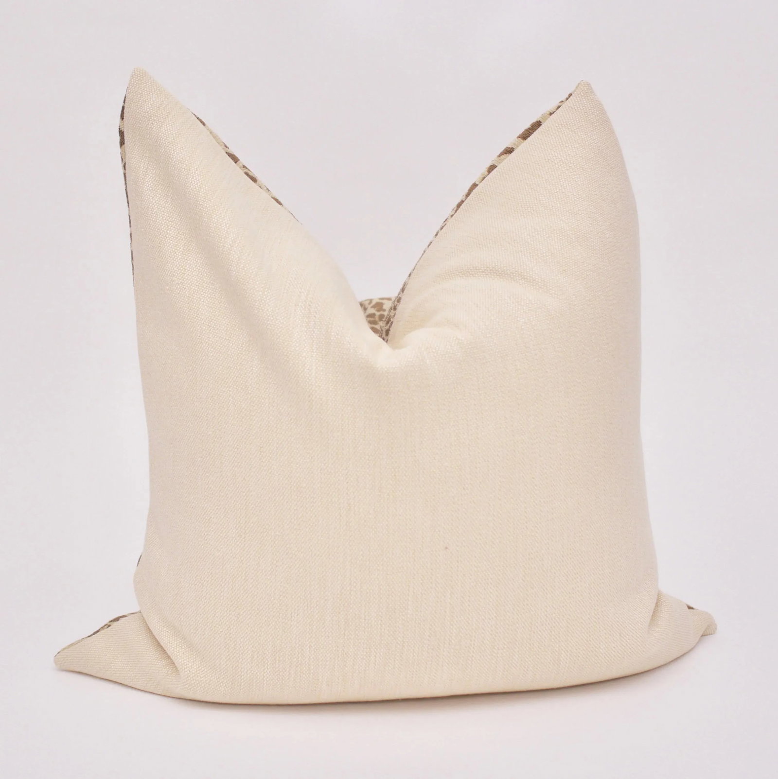 Bassett McNab Company Chenille Leopardskin Square Pillow - 2