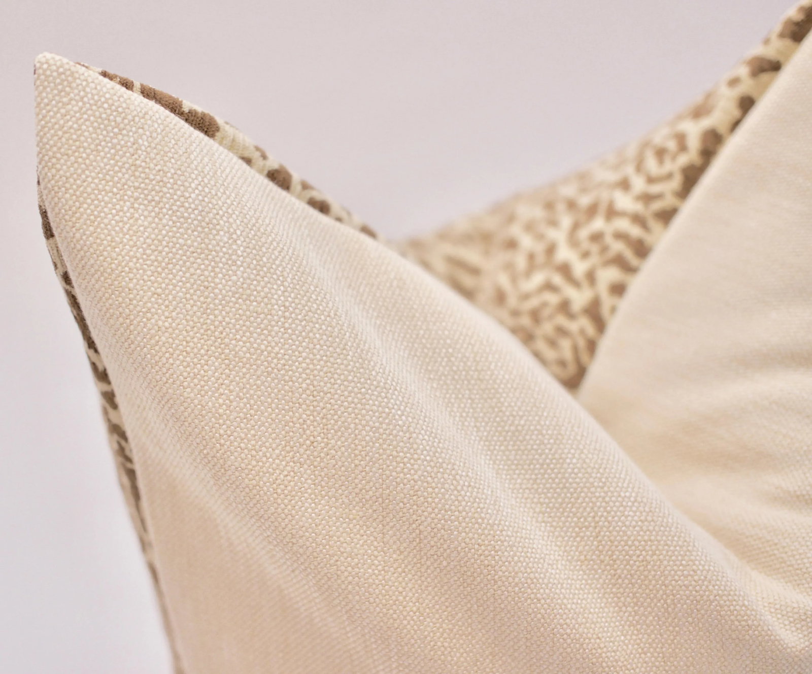 Bassett McNab Company Chenille Leopardskin Square Pillow - 5
