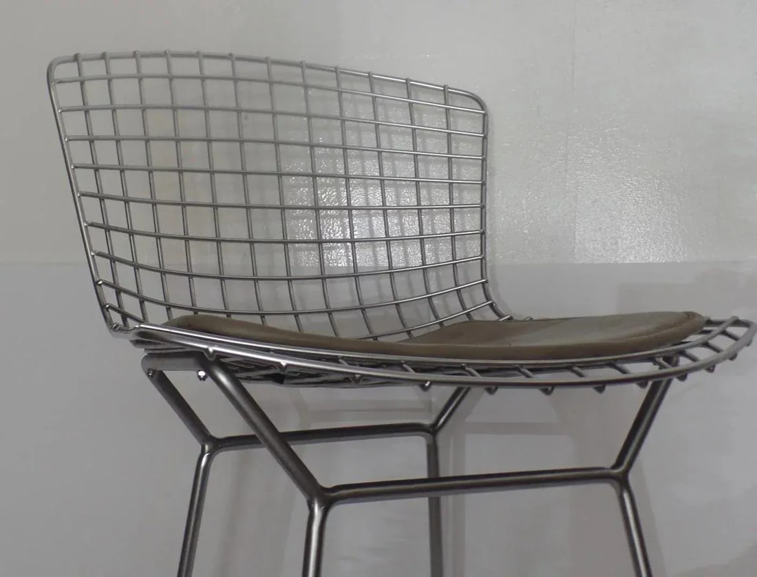 Vintage Tall Wire Bertoia Bar Chair by Knoll - 4