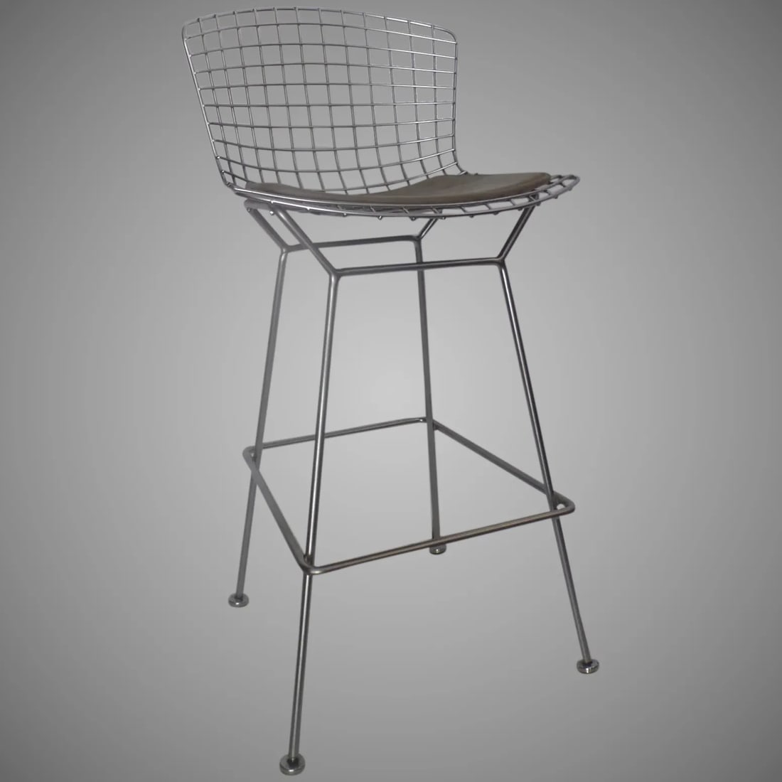 Vintage Tall Wire Bertoia Bar Chair by Knoll - 8