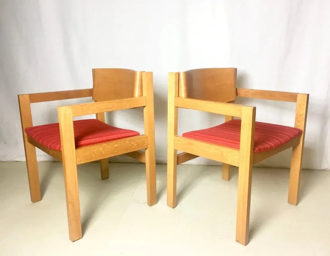 Large Harvey Probber Cushioned Armchairs - 11