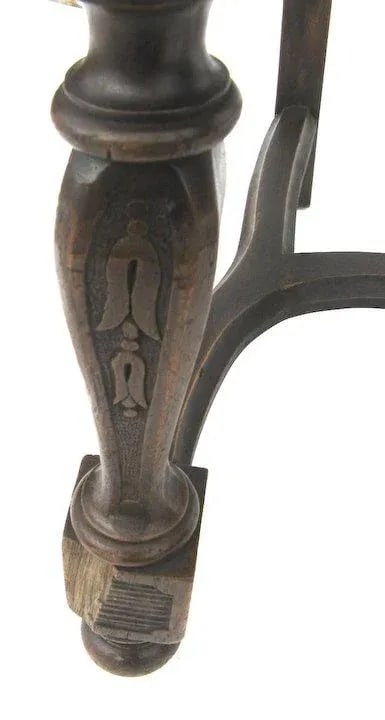 Carved Tall Renaissance Revival Side Chairs - a Pair - 2