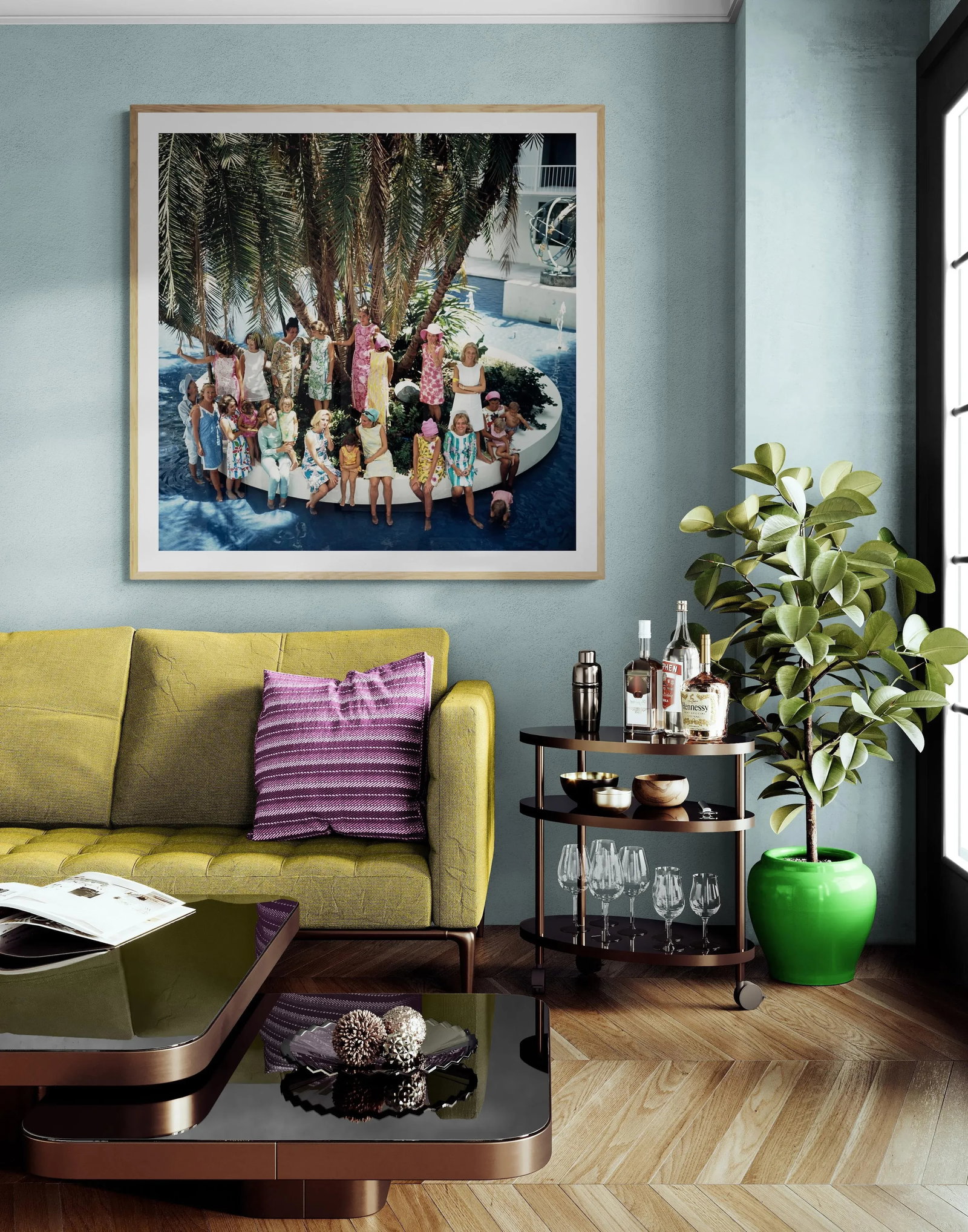 Slim Aarons 'Lilly Pulitzer and Her Designs' 20x20 C-Type Archival Photographic Print From Getty - 2